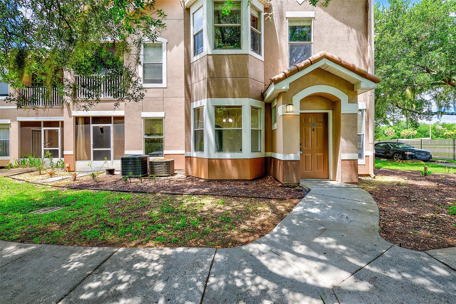SELLER WILL CONTRIBUTE TOWARDS CLOSING COSTS OR PAY HOA FEE FOR REMAINDER OF THE YEAR!! Welcome home to this beautifully maintained 3-bedroom, 2-bathroom condo offering 1,445 square feet of comfortable, open-concept living in one of the Tampa area's desirable gated communities. Freshly painted throughout, this spacious home features a bright and inviting layout that's perfect for both everyday living and entertaining. Enjoy a low-maintenance lifestyle with exceptional community amenities, including a resort-style pool and fitness center. The monthly HOA provides outstanding value by covering the exterior maintenance, roof, landscaping, gated entry, trash service, pool maintenance, and Spectrum TV with 1 Gig high-speed internet, allowing you to spend more time enjoying your home and less time worrying about upkeep. Conveniently located near shopping, restaurants, entertainment, medical facilities, and major highways, you'll have everything The Villas Condos has to offer just minutes away. Whether you're looking for your next home or an investment opportunity, this property offers flexibility—it is available for both sale and rent. Don't miss your chance to own or lease this move-in-ready condo in a fantastic location. Schedule your private showing today!