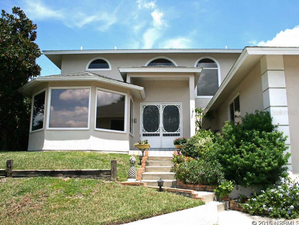Beautiful North Beach Home In Prestigious Inlet Villas. Enjoy Water Views From Upstairs Balconies . Open Floor Plan , Vaulted Ceilings, FirePlace, Family Room, 2 Master Suites, Granite Kitchen. Enjoy The Amenities Of Minorca. Club House, Heated Pool, Spa, Tennis, Fitness Center. ;Water: City