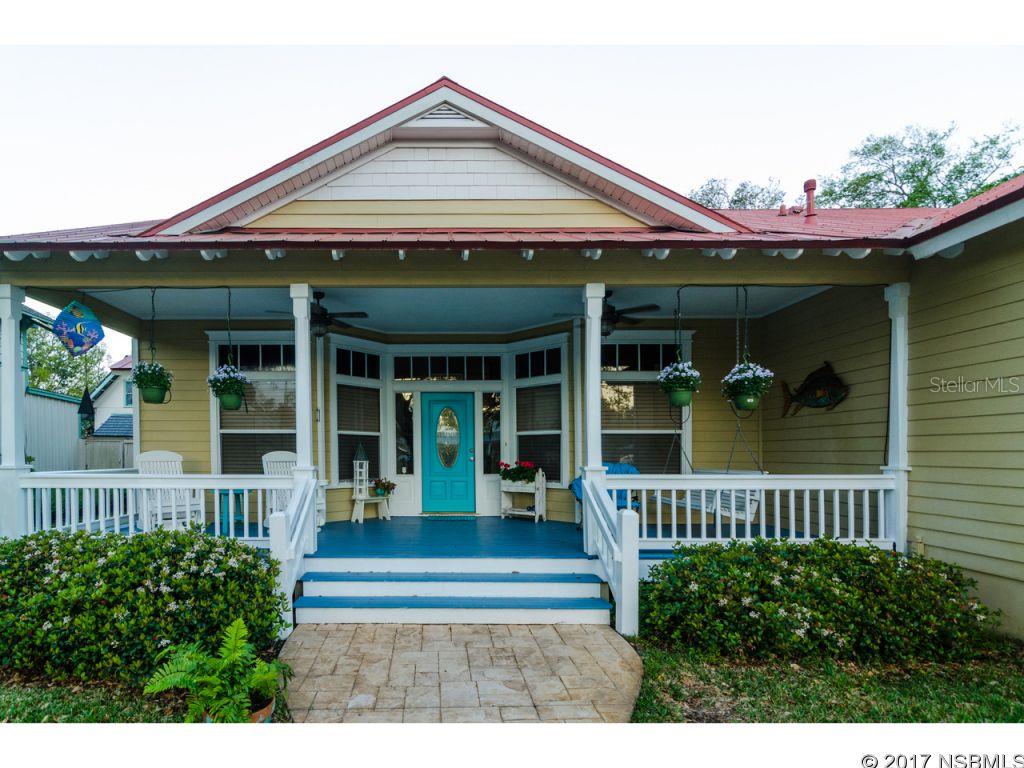 UNDER CONTRACT, BUT SOLICITING BACKUP OFFERS. Pristine HICKSON home located steps from historic Flagler Avenue, and just blocks from the beach. This fabulous BEACHSIDE home features vaulted ceilings and crown molding throughout; as well as many other desirable features, such as engineered hardwood flooring, custom built-ins, dual vanities, climate-controlled over sized garage, and a dual-sliding Pella door equipped with impact glass which leads you to your private Florida room. This home is truly a BEACHSIDE gem! ;Water: City