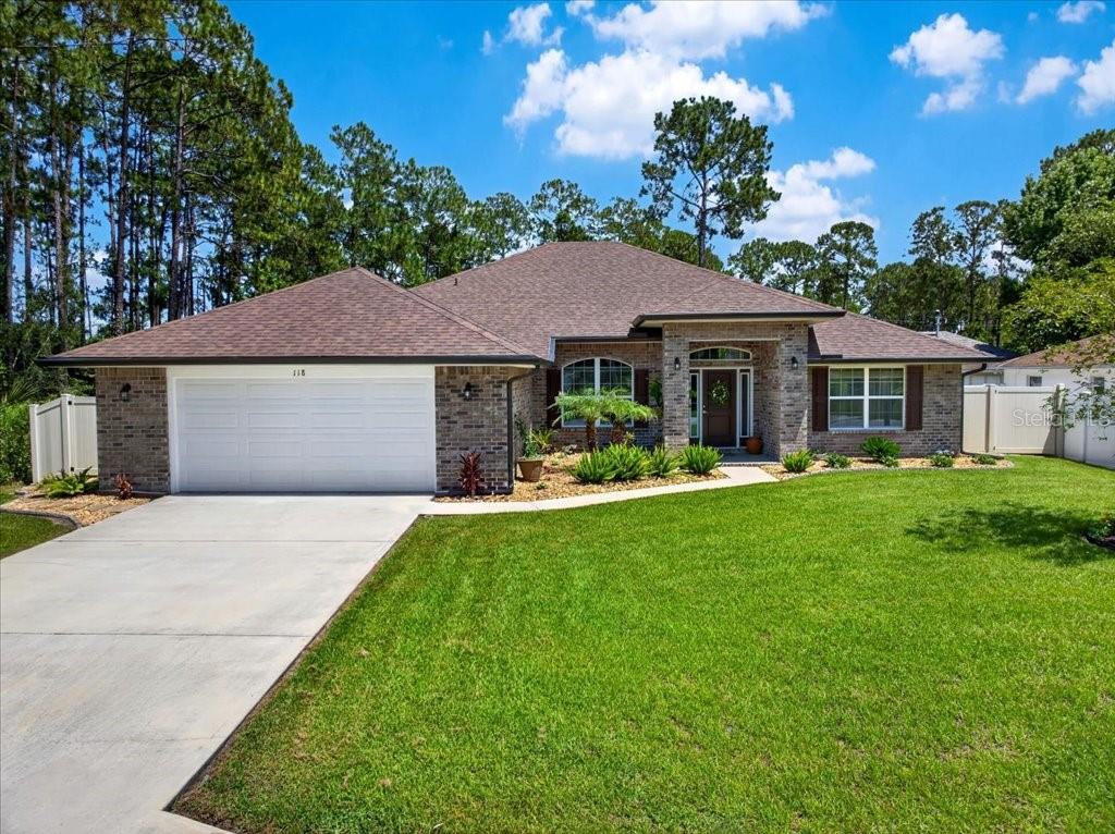Like NEW!! Large House, 4 Bedrooms • 3 Baths • Screened Lanai with Jacuzzi • Fully Fenced Yard • No HOA • Built in 2022

Welcome to 118 Ryberry Drive, Palm Coast, FL!

Built in 2022, this beautiful 4-bedroom, 3 full-bath home offers 2,508 square feet of thoughtfully designed living space and a spacious 2-car garage, with no HOA and no CDD fees.

Step inside and discover a bright, open-concept floor plan that perfectly blends everyday living with effortless entertaining. The expansive living and dining areas flow seamlessly into the heart of the home—a stunning kitchen featuring large granite countertops, stainless steel appliances, abundant cabinetry, and plenty of workspace for meal preparation and gatherings.

High ceilings and large windows fill the home with natural light, creating a warm and inviting atmosphere throughout. The spacious layout provides comfort and flexibility for families of all sizes, while modern finishes add style and elegance to every room.

Retreat to the oversized primary suite featuring a luxurious en-suite bath with a garden tub, spacious walk-in shower, and ample space to unwind after a long day.

Step outside to enjoy Florida living at its finest. The extra-large screened lanai provides the perfect setting for outdoor dining, entertaining, or simply relaxing in the jacuzzi year-round. The fully fenced backyard with large shed offers privacy and plenty of space for pets, play, or future outdoor enhancements.

This move-in-ready home also includes annual termite treatment, gutters, a sprinkler system on a deep well, and numerous upgrades that make ownership easy and enjoyable. There is truly nothing to do but move in and start enjoying all this exceptional home has to offer!

Conveniently located near shopping, dining, schools, parks, bike trails, medical facilities, and just a short drive to the beautiful beaches of Flagler County, easy access to I-95 or US-1, Flagler Executive Airport, St Augustine, the famous Daytona Racetrack, Jacksonville, & Orlando Disney World just a few of the attraction to enjoy the Florida lifestyle, this home is the complete package!!

Schedule your private showing today!

"Like New! 4 Bedrooms • 3 Baths • Screened Lanai with Jacuzzi • Fully Fenced Yard • No HOA • Built in 2022"