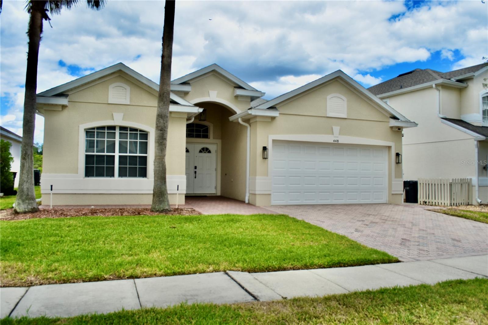 **PROFESSIONAL PHOTOS COMING NEXT WEEK!**!!  
This completely renovated Florida-style home in Highlands Reserve offers 4 bedrooms, 3 bathrooms, and 1919 sq ft of living space on a ¼-acre lot overlooking a golf course. Renovated in summer of 2024 it features a chef’s kitchen with huge island, quartz counters and upgraded appliances. Ceramic tiles throughout, modern furnishings and quality upgrades. The full list of upgrades and renovations is included in the attachment. To name a few: New Electric Panel, Surge Protector for the entire home, New Garage Door and Motor, New Roof, New Gutters, New Sod, New Pool Heater (wi-fi remotely managed), Enlarged Driveway, New Mailbox, etc. A/C from 2019 maintained regularly at every 6 months. New paint on exterior and interior. The spacious screened pool area includes an outdoor grill, sun bathing loungers, large umbrella, outdoor dining room seating 8, large storage bench, and a private backyard overlooking the golf course. Inside, the furnishings are pure luxury! Tempur-Pedic mattresses, memory foam pillows, furniture from reputable home stores. Community's amenities include a pool, tennis court, playground, and an 18-hole golf course. With low HOA fees, no CDD, short-term rental zoning, and being sold fully furnished, this home is ideal for homeowners or investors seeking comfort and value.