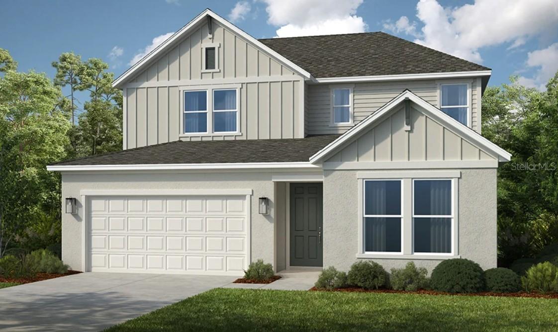 Under Construction. What's Special: Pond View | Close to Trails | Dedicated Study | Large Game Room. New Construction - September Completion! Built by America's Most Trusted Home Builder. Welcome to the Montauk at 7820 Centaurus Way in Cassia at Skye Ranch! This new home offers an open and inviting main level where the great room, dining area, and kitchen flow together for everyday comfort. The kitchen is highlighted by an island with an apron front kitchen sink and opens directly to the covered lanai, creating an easy indoor-outdoor connection. Tucked on the main level, the primary suite provides a relaxing retreat with a spa-inspired bath and generous walk-in closet. A dedicated study and powder room sit just off the foyer, while the laundry room is conveniently located near the garage entry. Upstairs, you will find a large game room, two secondary bedrooms that share a full bath, and an additional secondary bedroom with its own private en-suite bath. Whole house impact windows add peace of mind and comfort throughout the home. Located just a few miles from I-95, Astor Creek is convenient to the beautiful beaches of the Treasure Coast, abundant shopping and dining options, and unique cultural and entertainment venues. Astor Creek Golf & Country Club includes an 18-hole championship golf course. Additional Highlights Include: Gourmet kitchen, study in place of flex, 8' interior doors, tray ceiling pkg, impact windows, and pool and spa pre-wire. Photos are for representative purposes only. MLS#A4690366