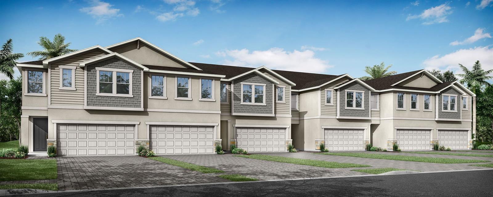 Under Construction. This 2,574 square foot home features 4 bedrooms, 3 baths, bonus room, 2 car garage. The Venice features our Craftsman elevation offering stone accents and is located in the very popular, Lutz/Wesley Chapel area.   This plan welcomes you into a large foyer featuring high ceilings and gorgeous luxury vinyl plank floors that flow seamlessly throughout the main entertaining spaces. The open kitchen is complete with 42" linen painted cabinets, quartz counter tops, classic subway tile backsplash and stainless appliances (including fridge). The cook of the home will enjoy all of the counter tops and large walk-in pantry. The large center island layout is ideal for entertaining and meal prep. Just off the great room you'll find a spacious covered lanai with brick pavers, and a screen enclosure. Upstairs, the owners retreat, separate from the guest rooms offers a large walk-n closet, double vanities and our deluxe Oasis Bath that features a soaking tub and separate walk-in shower.   Also upstairs is a huge bonus room and loft area, perfecting for entertaining, studying or simply relaxing.   The secondary bedrooms feature walk-in closets and share a large bathroom with double vanities and separate linen closet.  The 4th bedroom is on the main floor and is adjacent to the 3rd full bath, this room is perfect to use as a guest suite or a home office.  This home also features an oversized laundry room upstairs, and for added convenience you'll find a built-in stop & drop at the garage entry to keep life organized. All of our homes are wired with the latest in Smart Home Technology and are energy efficient with double pane lo-E, vinyl windows.  Volanti falls into the school district of Veterans Elementary, Cypress Creek Middle School and Cypress Creek Highschool district, less than 2 miles from Tampa Premium Outlet Mall, the Shoppes at Wiregrass and the Wesly Chapel Groves (featuring the new Tiger Woods Golf Experience).  Volanti is a gated community with a large, heated pool, BBQ area, and outdoor fire pit.  No CDD Fees! Great incentives available for a limited time only. Incentives, pricing, dimensions and features can change at any time without notice or obligation. Photos, renderings and plans are for illustrative purposes only, and should never be relied upon and may vary from the actual home. The photos are from a furnished model home and not the home offered for sale.