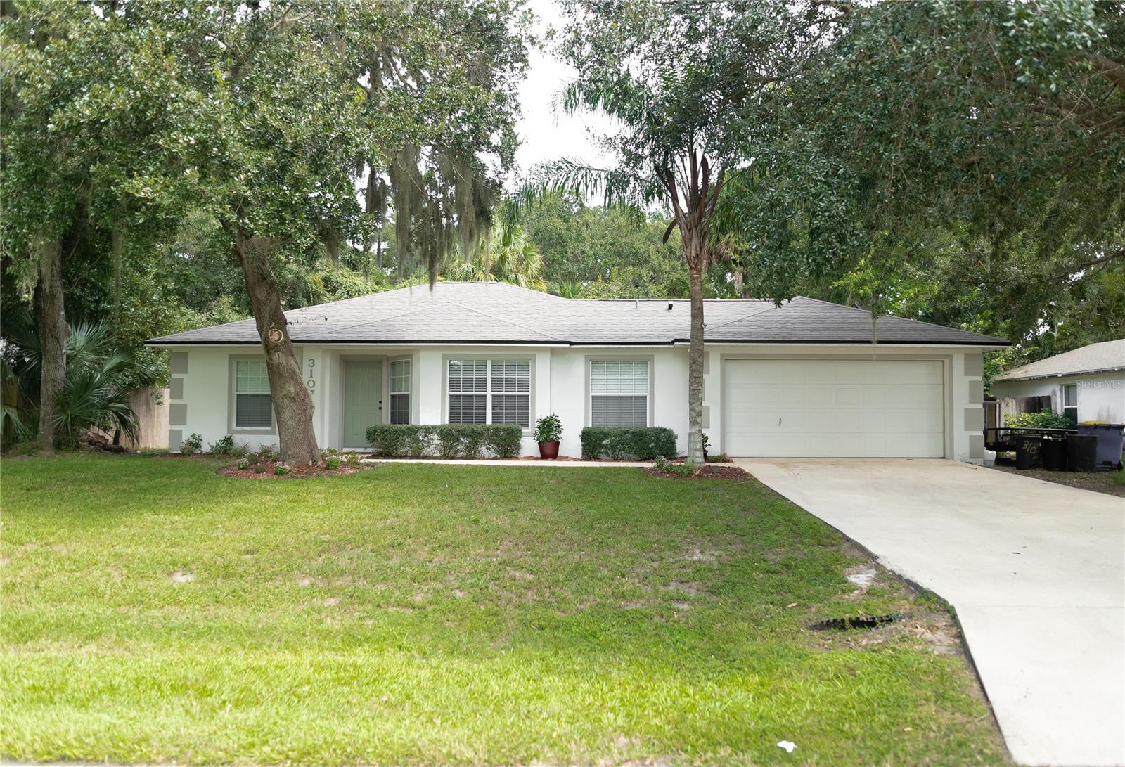 This beautiful 3 bed/2 bath concrete block home is ready for its new family.  Everything has been done in this updated home to give it just the perfect Rustic/Farmhouse vibe...BRAND NEW ROOF AND AC sept 2021, new vinyl flooring throughout, updated bathrooms, updated kitchen, shiplap walls, freshly painted interior & exterior.  Through the sliding doors off the living room, you will find a screened-in patio with matching vinyl flooring. Sit on the porch, and watch your kids or pets play in the fully fenced backyard. 2 car garage and a bonus 10x10 storage shed in the backyard with full power, plenty of storage for all the toys.  This one will not disappoint, schedule your private showing today! ;Water: City