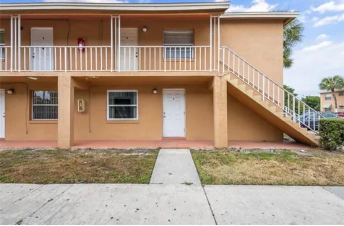 Located in a quiet and well-maintained community, this charming unit offers 2 bedrooms and 1 bathroom with a bright, open floor plan designed for comfortable living. The inviting living area flows seamlessly into the kitchen and dining space, creating an ideal setting for everyday living and entertaining.
Enjoy the convenience of first-floor access with all living areas on one level. Residents have access to a community pool, perfect for relaxing and enjoying the Florida sunshine. Situated in a peaceful neighborhood while remaining close to shopping, dining, and local amenities, this home offers the perfect balance of tranquility and convenience.