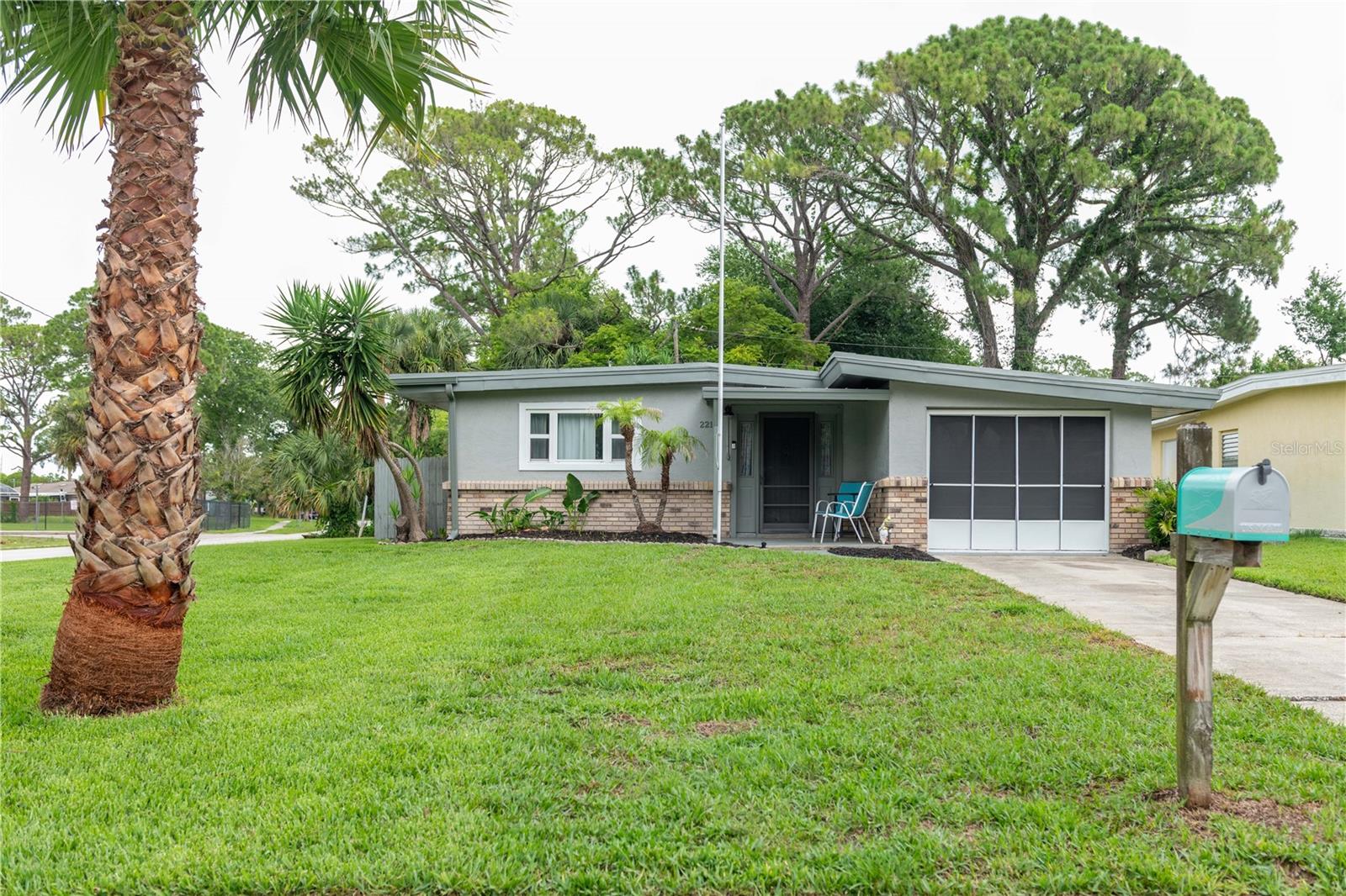 This rare charming corner lot residence showcases a brand new hot water heater, a recently installed roof, and an HVAC system that is only 3 years old. Pergo flooring in the bedrooms, tile in the kitchen hallway and living room, and vinyl flooring in the bathroom. The windows are hurricane proof and have been newly installed. Every element of the home has been refreshed in the past 5-6 years, including a complete renovation of the full bathroom. The kitchen and cabinetry have been updated, along with all plumbing and electrical systems which are entirely new. The kitchen is equipped with a refrigerator, new light, and other updated appliances. A fully functioning electrical fire place with a finished banister. The home features an open floor plan and includes ceiling fans for enhanced comfort. There is a functioning sprinkler system that is 10 years old. Additionally, there is a storage shed in the backyard, along with a pergola and fire pit. The garage door is fitted with a 4-panel screen for added convenience and a new door handle with key and lock for exit and entry access. A fresh concrete slab has been laid for the outdoor porch along with new gutters. All engineering expenses have been taken care of, allowing you to simply visit the township to complete the process. Don't forget no need to get flood insurance, home is not in a flood zone.