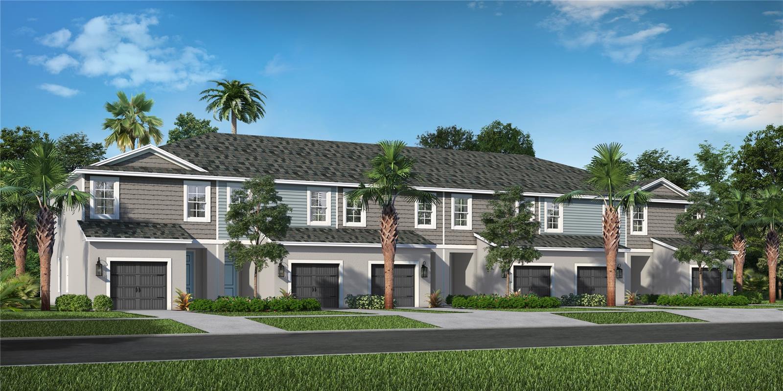 Come home to the Avery, a new townhome design by award-winning Neal Communities.
This 2-story home includes 3 bedrooms, 2.5 baths and an attached garage. As soon as you enter the front door, you are greeted by the large living room with a well-appointed kitchen and dining space leading out to the covered lanai. A powder room, storage closet on the lanai, and access to the garage are also on the first floor.
Call today to learn more about the Avery townhome!