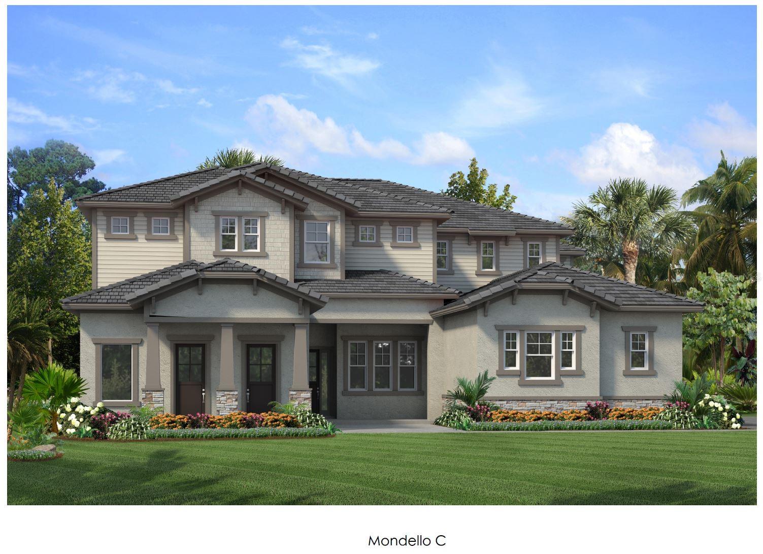 Under Construction. Exquisite Luxury Estate in Shorefront Cove at Horizon West. Presenting a rare opportunity to own a premier residence in the sought-after Shorefront Cove community of Winter Garden’s Horizon West. This elegant two-story estate offers 6,442 square feet of impeccably designed living space, showcasing refined luxury, modern convenience, and breathtaking views of Huckleberry Lake. Boasting 6 spacious bedrooms, 6 full bathrooms, and 2 half baths, this home features dual primary suites, one on the main level and one on the upper level, bonus room, wet bar, theater, large lanai, and 4-car garage offering ample storage and convenience. This residence provides easy access to major highways, premier shopping, dining, entertainment, and top-rated schools, all within one of Central Florida's most desirable communities. Call today to schedule a private tour.