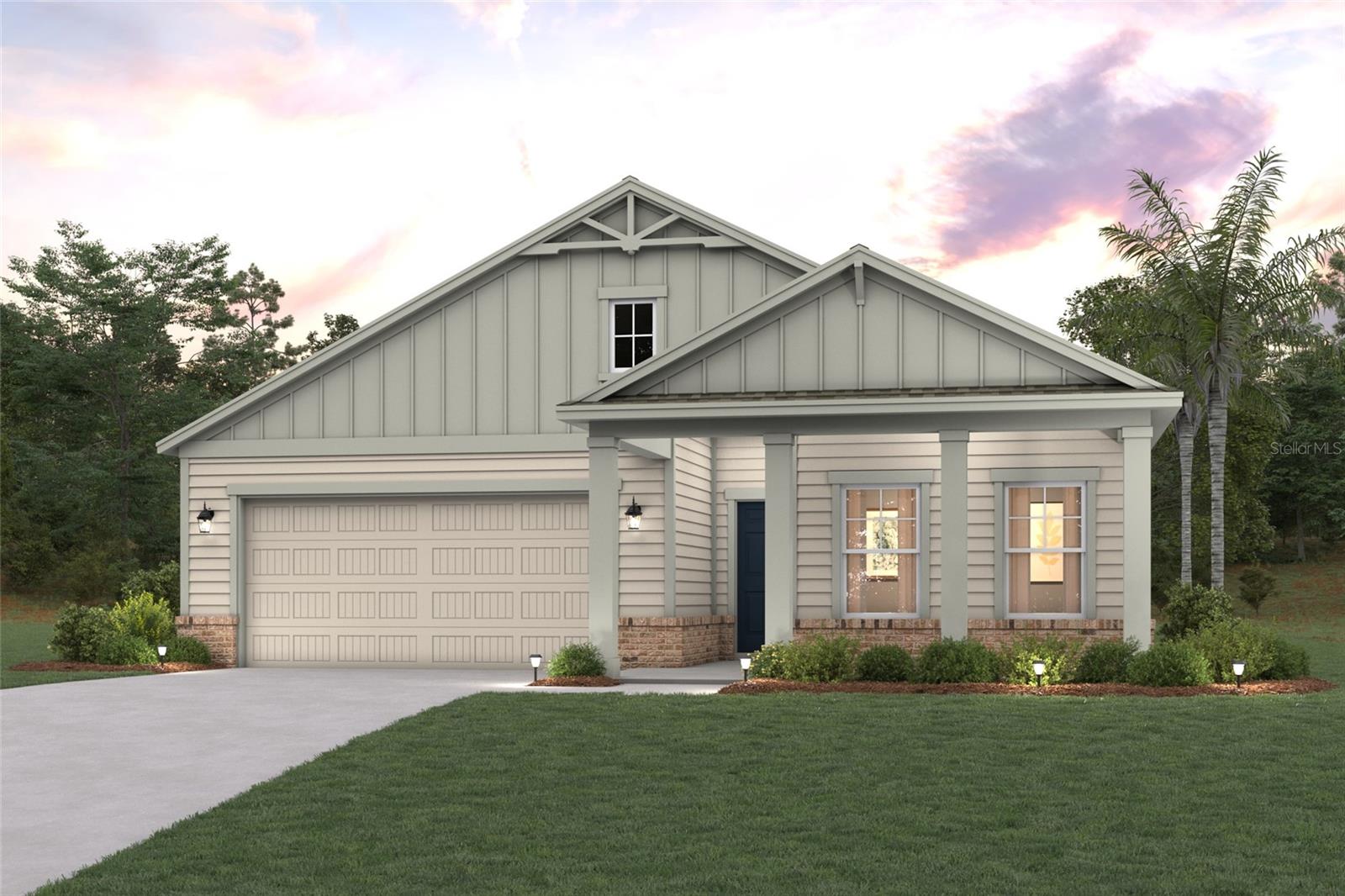 One or more photo(s) has been virtually staged. Under Construction. Comfort, convenience, and style--the Coronado has it all! This sprawling ranch-style floor plan offers four generous bedrooms, including a luxurious primary suite with a walk-in closet and a private bath with dual vanities and a walk-in shower. An inviting open-concept layout is adjacent, showcasing an impressive kitchen with a center island that overlooks an airy great room and a dining area. A covered patio sits right outside, perfect for entertaining and everyday living. Options include: An extended walk-in shower at the primary bath A separate tub and shower at the primary bath.
