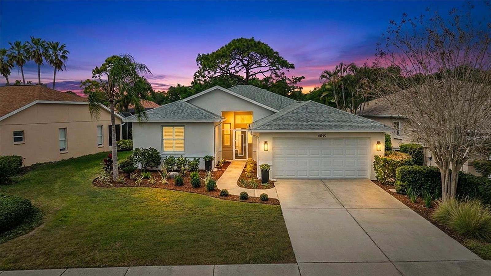 Welcome to this COMPLETELY RENOVATED, TURNKEY FURNISHED HOME in Sarasota’s highly sought-after Palmer Ranch, located within the gated community of STONEYBROOK ESTATES AT PALMER RANCH. Offering a rare combination of modern upgrades, serene TRANQUIL POND VIEWS, and NO mandatory golf membership, this home is designed for both full-time living and effortless seasonal enjoyment.

From the moment you step inside, you’ll appreciate the light-filled, open-concept layout featuring luxury vinyl flooring, crown molding, designer lighting, and a stunning grasscloth feature wall that adds warmth and sophistication. The beautifully updated kitchen showcases quartz countertops, subway tile backsplash, soft-close cabinetry, and a custom coffee and beverage station with built-in wine refrigerator—perfect for entertaining or everyday living.

The spacious primary suite offers private access to the screened lanai, Hunter Douglas honeycomb shades, and a spa-inspired bathroom complete with a frameless glass shower, rain head, and elegant finishes. A versatile third bedroom functions as a DEN / OFFICE / FLEX SPACE with a built-in wall unit and desk, ideal for today’s lifestyle.

Step outside to your expansive screened lanai overlooking a TRANQUIL POND, creating the perfect setting for morning coffee or evening relaxation. This move-in ready Sarasota home is offered FULLY FURNISHED, allowing you to immediately enjoy the Florida lifestyle.

Located in the Stoneybrook Estates section, this property offers the unique advantage of NO required golf or country club membership, while still providing access to RESORT-STYLE AMENITIES including an Arthur Hills–designed golf course (pay-to-play), driving range, and clubhouse dining. The Estates section also features its own large community pool, conveniently located near the entrance.

Ideally situated just minutes from Siesta Key Beach, the Legacy Trail, nearby fitness facilities, and public pickleball and tennis courts, this home offers an active Florida lifestyle without the added expense of mandatory club dues.

This is a rare opportunity to enjoy the best of Palmer Ranch living with flexibility, convenience, and exceptional value. Schedule your private showing today.