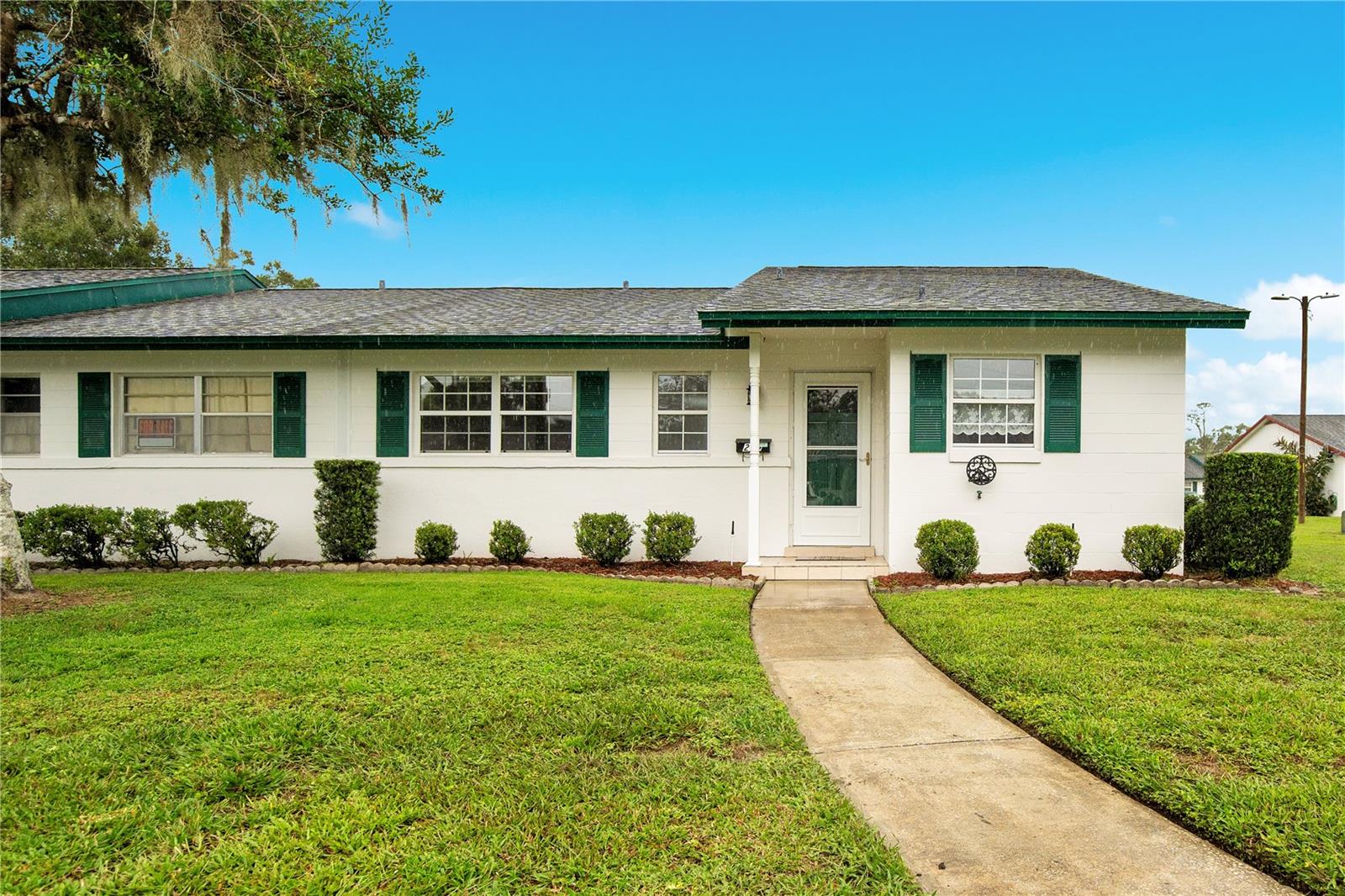AGENTS - PLEASE VIEW REALTOR REMARKS IN THE MLS. Beautifully maintained 2-bedroom, 2-bath condo located in a desirable 55+ community in DeLand. This inviting residence features a bright, open floor plan with spacious living and dining areas designed for comfortable everyday living and effortless entertaining. The updated kitchen offers modern appliances, abundant cabinet space, and a convenient breakfast bar. Relax and enjoy the Florida lifestyle from the private screened patio overlooking beautifully landscaped grounds. Ideally situated just minutes from historic downtown DeLand, shopping, dining, medical facilities, and Stetson University, this move-in-ready home combines comfort, convenience, and low-maintenance living. Perfect as a primary residence, seasonal getaway, or investment opportunity. Don't miss the chance to own in one of Central Florida's most charming communities.

Offers may be entered ONLINE through Thursday, June 18, 2026 at 5:00 pm.

AT SELLER'S DISCRETION, A SUBMISSION MAY BE ACCEPTED AT ANY TIME.
