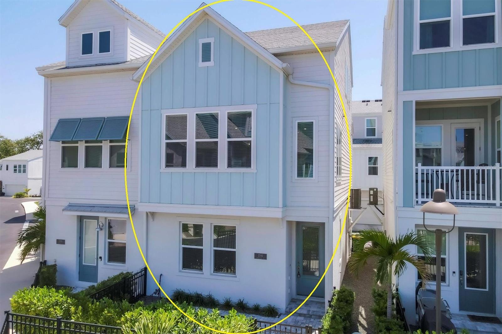 Virtually Staged. Improved Price! UPGRADE your 2026!!! DOWNTOWN SARASOTA MODERN LIVING! You could be the proud owner of this Newer built (2022) Luxury Townhome. With 3 bedrooms + 3 full baths + ½ Bath + Bonus Loft + Rear entry 2 Car Garage there is room for everyone. This freshly painted, beautiful, and modern Townhome boasts over 1800 sq ft and 3 levels of living space. There is a bedroom and bathroom on each floor making this is an ideal opportunity to be together, but also have some privacy. The upscale design will lure you into all the comforts of home! The open style kitchen has it all with stainless steel appliances, quartz countertops, 42” wood cabinets, designer pendant lights, and an island with room for multiple counter height stools. There is even a separate pantry closet that is HUGE with custom wood shelving. The Kitchen opens up to the Living Space with Soaring Ceilings and views of the pool and amenities. Sunshine fills all the rooms with so many windows we lost count and all with custom blinds. The Primary Bedroom is so roomy with an En-suite bathroom including glass showers doors, separate water closet, large vanity with double sinks, classy quartz countertops, and modern lighting. The laundry is located next to the primary Bedroom on the 2nd level and includes a stackable washer and dryer. This Townhome has its very own brick paver fenced front courtyard that leads to the front door. This one of a kind neighborhood includes sidewalks, beautiful tropical landscaping, resort style heated pool and spa, tons of resort style pool lounge chairs, umbrellas, doggie park, grills, and picnic tables, and even corn hole. This Sarasota, FL location is one of the best as The Legacy Trail (18 Miles of entertainment and/or exercise) is easily accessible from the private entrance. Just across the street from the community is Sarasota's very own Payne Park including acres and acres of green space including tennis courts, circus playground, skate park, disc golf course, café, and so much more. Downtown Sarasota is known for its crazy amount of wide range delicious restaurants, entertainment, parades, arts, events, and weekly farmers market. LIVE/WORK/PLAY all in one place! Start Living your Dreams Today!