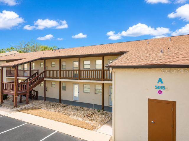 Welcome to this beautifully updated 1-bedroom, 1-bath condo offering comfort, convenience, and exceptional value in a charming, intimate community. This move-in-ready residence features a completely renovated kitchen with new cabinetry, countertops, and stainless steel appliances. The bathroom has also been fully updated with a new tub, vanity, toilet, and tiled tub surround.

Additional upgrades include a new A/C system, new water heater, luxury vinyl flooring throughout the living room and bedroom, and new exterior front and sliding glass doors. The spacious primary bedroom offers a large walk-in closet, while additional storage can be found in the bathroom linen closet, utility closet, private storage unit, and included carport—features rarely available with similar units.

The monthly HOA fee of $455 includes cable, internet, water, sewer, trash, exterior maintenance, grounds maintenance, and building insurance, helping make ownership simple and affordable. Residents also enjoy access to a convenient community laundry facility.

Ideally located within walking distance of grocery stores, shopping, restaurants, and public transportation. For an additional $200 annually, residents may join the Gulf Harbors Beach Club and enjoy access to a private beach on the Gulf of Mexico.

This thoughtfully updated condo is perfect as a primary residence, seasonal retreat, or low-maintenance Florida getaway. Schedule your private showing today!

Virtual staging has been used in select listing photographs.
