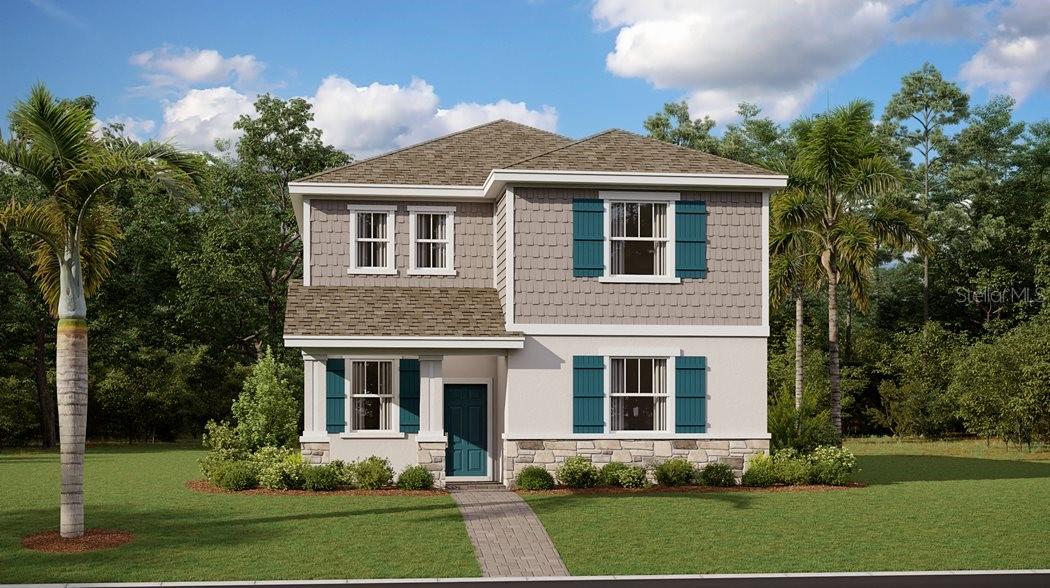Under Construction. Tired of apartment sized living? Large families will enjoy this luxurious and spacious two-story, six bedroom, three bathroom home. The roomy kitchen leads into a dining room, breakfast nook and family room. There is even a loft that provides additional space. The floorplan also includes a front porch, back patio, and a two car, rear load garage. Enjoy connectivity, green building features, plus new energy conscious appliances. Welcome to Wellness Ridge the community that was designed to provide a Healthy & Active Lifestyle!! Community Features include: Sports Courts, Clubhouse, Fitness Center, Conservation Areas, Playground, Resort Style Swimming Pool and Multi-Use Trails. This beautiful home is very close to Lake Louisa State Park. Clermont is one of the fastest-growing cities in Central Florida. Strategically located close to Orlando and theme parks, it is known for its picturesque hills and pristine lakes. Schedule your appointment today!