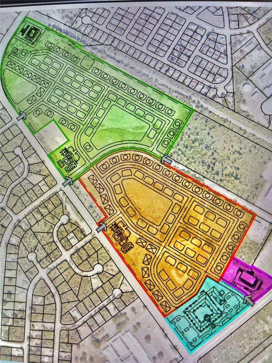 NEW ROAD BEING CONSTRUCTED TO BE COMPLETED BY DECEMBER 31, 2026 GOING FROM HWY 484 EXIT ON I-75 DIRECTLY TO THE PROPERTY!!!! WATER / SEWER AND ELECTRIC AT SITE!!!
The Emerald Village Project is an Approved PUD Project with all Entitlements in place.? Concept Plan Etc.? - Apartments, Condominiums, Townhouse, Single Family, Duplex, Tri Plex, Quad Plex all acceptable on this site.? Located in Rapidly Growing Marion County Florida.? The Proposed Project Encompasses Almost 100 Acres With Approval for 1200+ Units.? Total Residential Units Requested and Approved 1200 With a Maximum of 1351 in Leu of an Alf, With Required Parking of 1808 Parking Spaces.? The Approval Also Reflects the Ability to Go Vertical to No More Than 50 Ft.? Or 4 Stories.? The Subject Property is Within a Flood Zone “X” Designation.? The Surrounding Area is Supported by Elementary, Middle, and High Schools.? There Are Numerous Light Industrial as Well as Recognized Manufacturing Corporations in Proximity.?
Ocala is Ranked by U.?S.? News as the 6th Fastest-growing Place, the 10th Safest Place to Live, the 16th Best Place to Retire, and the 91st Best Place to Live Out of the Top 150 Metro Areas.? Also to the South is the Fastest-growing Retirement Community, the Villages, With a Never-growing and Expanding Workforce.? To the Northwest is the “the Horse Capital of The World” and the World Equestrian Center.? The County is Also Developing a Strategic Plan to Incorporate All Future Traffic Patterns to Allow Efficient Flow of Additional Traffic for Future Development.?