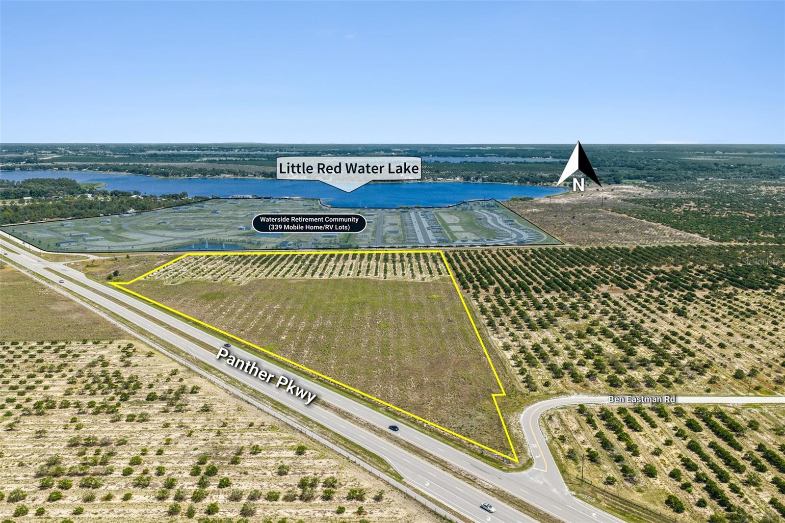 Situated at the corner of Panther Parkway and Beacon Avenue, this permit-ready 19.84± acre parcel is one of
Highlands County’s most compelling development plays. Recently rezoned to City of Sebring R-3 (RM FLU), and
annexed into the City of Sebring, the site allows for immediate site planning for townhomes, multifamily, or singlefamily subdivisions without further zoning hurdles.

Featuring a clean rectangular configuration and flat topography, the property offers dual-road frontage and access to
municipal utilities. This prime infill location with high density residential zoning in place offers an ideal multifamily or
single family development opportunity in a high-demand growth corridor.

The R-3 zoning and RM future land use positions this property as a high-yield infill location with the potential for over
200+ multifamily units or a high-density townhome community.

R-3 multiple-family district is a multi-family zone that allows single-family and two-family dwellings with a lot area of
15,000 square feet for multi-family and a maximum density of 12 dwelling units/acre.