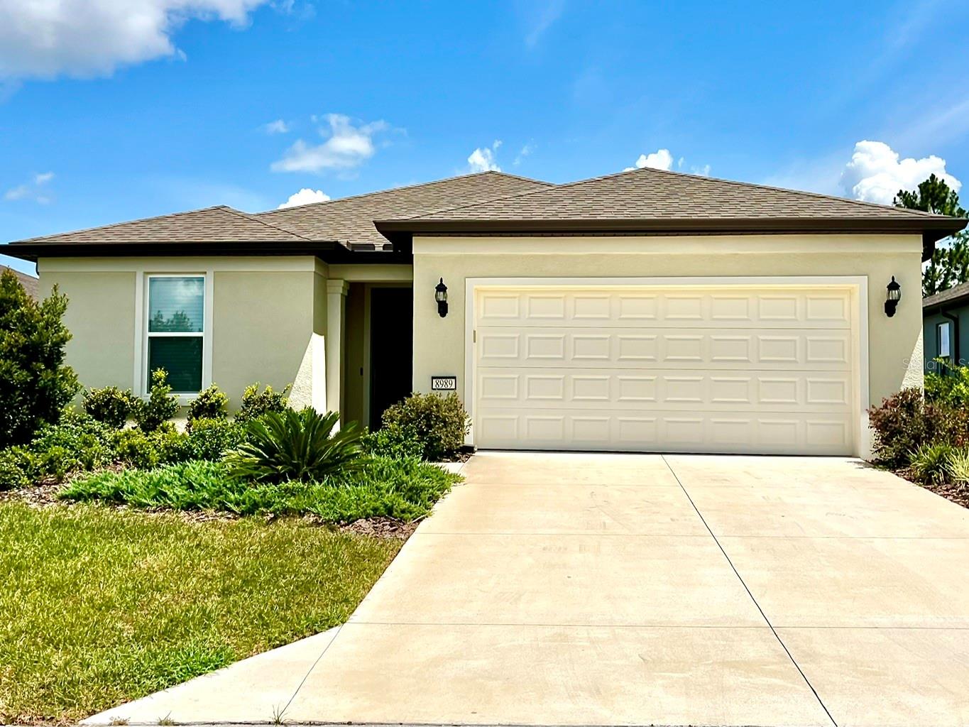 GOLF COURSE VIEW! MOTIVATED SELLERS!! Welcome to this beautifully maintained 2023-built home located in a highly
sought-after 55+ community packed with resort-style amenities! This spacious 2-bedroom, 2-bath residence offers 1,891 square feet
of thoughtfully designed living space with an open-concept floor plan perfect for entertaining and everyday comfort.
The gourmet kitchen features a large walk-in pantry, ample cabinetry, and flows seamlessly into the main living and dining areas. A
versatile bonus room provides the perfect space for a home office, den, hobby room, or guest area. The oversized primary suite
offers a generous walk-in closet and a luxurious en-suite bathroom designed for relaxation.
Enjoy indoor laundry convenience, an oversized storage area in the garage, and peaceful mornings or evenings from the covered
lanai overlooking the beautiful golf course. With modern construction, desirable upgrades, and a prime location within an
amenity-rich community, this home offers the perfect blend of comfort, convenience, and active living.