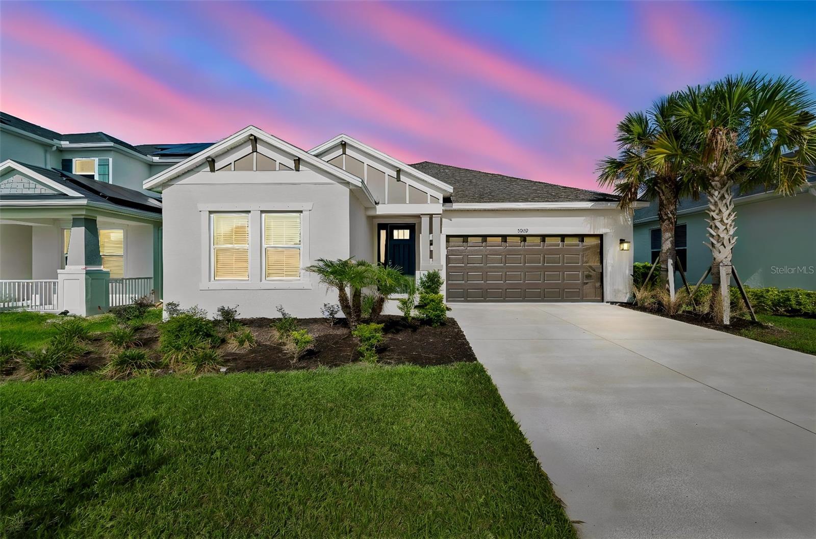 Perfectly blending thoughtful design with everyday luxury, this stunning Taylor Morrison Antigua floor plan offers **2,399 square feet of beautifully designed living space**, featuring **4 bedrooms, 3 full bathrooms, a versatile flex room, and a 2-car garage**. Designed for the way today's homeowners live, work, and entertain, this single-story residence delivers the ideal balance of sophisticated style, functional living, and exceptional outdoor enjoyment.

Step inside to an inviting, open-concept floor plan where natural light fills the spacious living and dining areas. At the heart of the home, the chef-inspired kitchen is designed to impress, featuring: • Gas cooktop • Oversized center island • **Dedicated butler's pantry/dry bar** • Walk-in pantry • Abundant cabinetry • Expansive prep space—all while overlooking the main living areas to create the perfect setting for everyday living and effortless entertaining.

Privately positioned at the rear of the home, the primary suite serves as a peaceful retreat complete with: • Oversized walk-in closet • Spa-inspired en-suite bath • Elegant tray ceiling—creating a relaxing space to begin and end each day.

The thoughtfully designed split-bedroom layout offers privacy for family and guests. One secondary bedroom is positioned alongside its own full bathroom, making it ideal for visitors or multigenerational living, while the remaining bedrooms share an additional full bath. A versatile flex room provides endless possibilities as a: • Home office • Media room • Playroom • Fitness studio • Study.

An impressive 8-foot pocket sliding glass door extends the living space outdoors to a private backyard retreat featuring: • Extended covered lanai • Screened enclosure • Outdoor kitchen rough-in • No rear neighbors—offering the perfect backdrop for entertaining or simply enjoying Florida's year-round sunshine.

Echo Park residents enjoy the benefits of **low HOA fees and no CDD**, while being just minutes from top-rated schools, shopping, dining, Alafia Scrub Nature Preserve, Gulf Coast beaches, and convenient access to I-75. Combining contemporary elegance, thoughtful upgrades, and a seamless single-story design, this exceptional residence offers a lifestyle that's as effortless as it is refined.

For a virtual tour, click the provided link and experience everything this beautiful home has to offer.