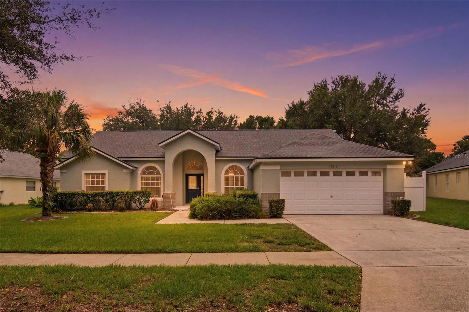 Under contract-accepting backup offers. Discover this inviting 4-bedroom, 2-bathroom pool home located in the desirable Orange Tree Subdivision of Clermont, FL.  This single-family residence offers comfortable living space and a private pool, perfect for relaxation and entertaining in sunny Florida. Fully furnished and set in a quiet, well-maintained community, the home provides serene subdivision living while remaining conveniently located near major attractions, shopping, and highways. Orange Tree offers family-friendly amenities including playgrounds, tennis courts, and walking trails. Whether you're seeking a primary residence or a vacation getaway, this property is an excellent choice with modern appeal. Features a new garage door opener, large covered screened in patio, laminate flooring, and roof was replaced in 2023.