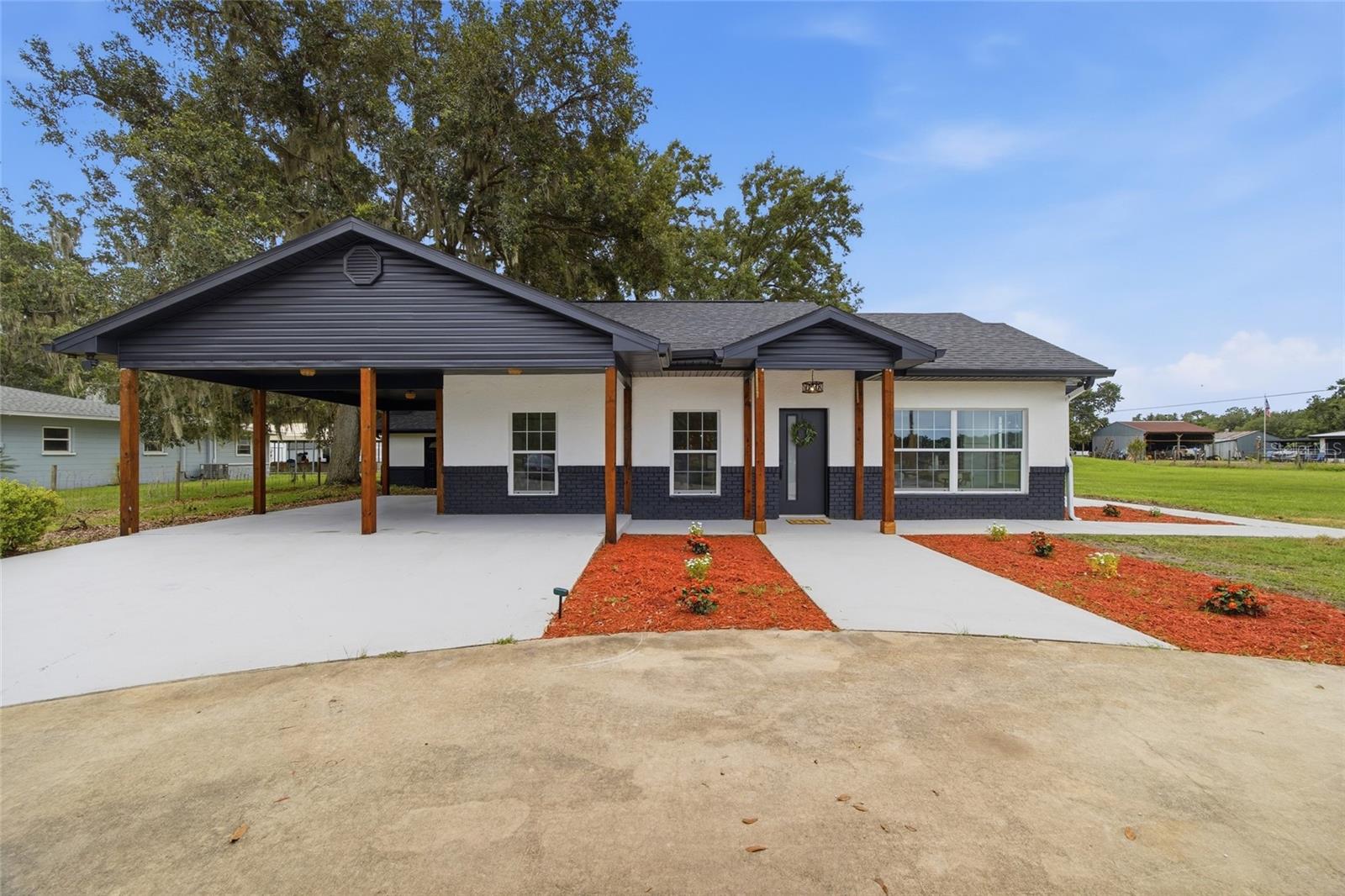 Fully remodeled dual residence property on a spacious 1.12 acre lot in Plant City. This unique setup features two separate homes, offering incredible flexibility for multi-generational living or rental income potential.

The primary home offers 3 bedrooms, 2 bathrooms, 1,543 sqft, and includes a carport. The secondary home is also a 3 bedroom, 2 bathroom residence with 1,122 sqft, ideal as a mother in law suite or additional income-producing unit.

Major system upgrades provide peace of mind, including 2026 AC units for both homes and a 2026 roof on the primary residence. The property is equipped with a private well and septic system and is not located in a flood zone.

A rare opportunity to own a turnkey multi-home property with modern updates and endless possibilities. Agent is owner.
