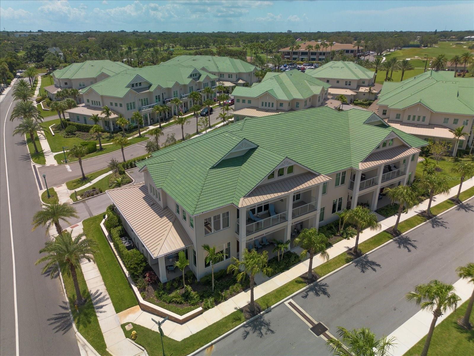A rare opportunity! Welcome to the Carriage Homes at Belleview Place! Situated in an intimate setting on the grounds of the historic site of the Belleview Biltmore hotel in beautiful Belleair, this townhome floorplan of over 3300 square foot offers three bedrooms, den, three and ½ baths, multiple terraces and a two-car garage. Impeccably cared for, the home has a large primary bedroom (13x19) on the ground level contributing to ease of mobility from the garage, kitchen or great room AND an additional large bedroom – second primary suite- on the second level. Adjacent to the renowned Belleair Country Club, the gated community offers the ultimate lifestyle. Perched on one of the highest points along the coastline, Belleair Country Club has 2 18-hole courses overlooking the very scenic Clearwater harbor; no flood insurance is required yet one is minutes to the pristine Gulf and beaches. Recently constructed to the highest of building standards, , the carriage home has a private elevator in addition to an attractive staircase to the second level. 10’8” ceilings provide abundant natural light in the den, dining and great room areas. The kitchen has an extensive center island of Cambria quartz, top of the line appliances including a 6-burner gas cook top, and abundant storage in custom cabinetry. Welcoming front porch and private terraces off of bedrooms, end unit location, provide additional areas for homeowners, family  and guests to enjoy. Additionally, the residence offers a Control 4  smart home system. Resort pool and spa, fitness center, and social gathering areas are just a short walk away. The location of Belleair is tucked away from traffic yet minutes to fine restaurants, shopping and access roads to Tampa, Clearwater and St Pete. Memberships into Belleair Country Club offers you golf, tennis, pickleball, croquet, Junior Olympic pool, wellness/ fitness center, dining areas and much more. Imagine living in a maintenance free home that lives as a private residence allowing one a lifestyle few compare to. Don’t miss it!