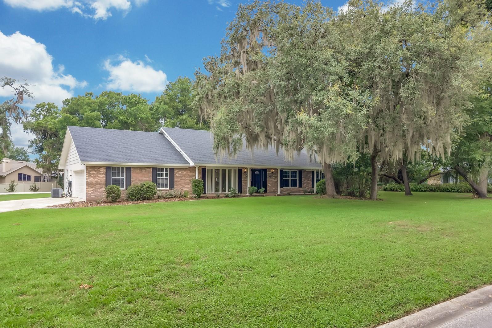 Exactly what you've been looking for! This beautifully maintained home sits on a full acre with NO HOA, offering the perfect balance of privacy and convenience with shopping, restaurants, and grocery stores just minutes away. Offering peace of mind, the home features a 2023 roof, refinished pool (2024), remodeled bathroom (2025), new water heater (2025), south A/C (2022), north A/C (2017), and septic pumped in 2021.
Inside, you'll find beautiful ceramic tile throughout the main living areas with comfortable carpet in the bedrooms. Beyond the home itself, this property is all about the lifestyle. Plant the garden you've always wanted, park your RV with shore power, challenge friends to a game on the basketball court, or spend weekends relaxing by the pool. With plenty of room to spread out, this is a home where family gatherings, outdoor fun, and lasting memories come naturally.