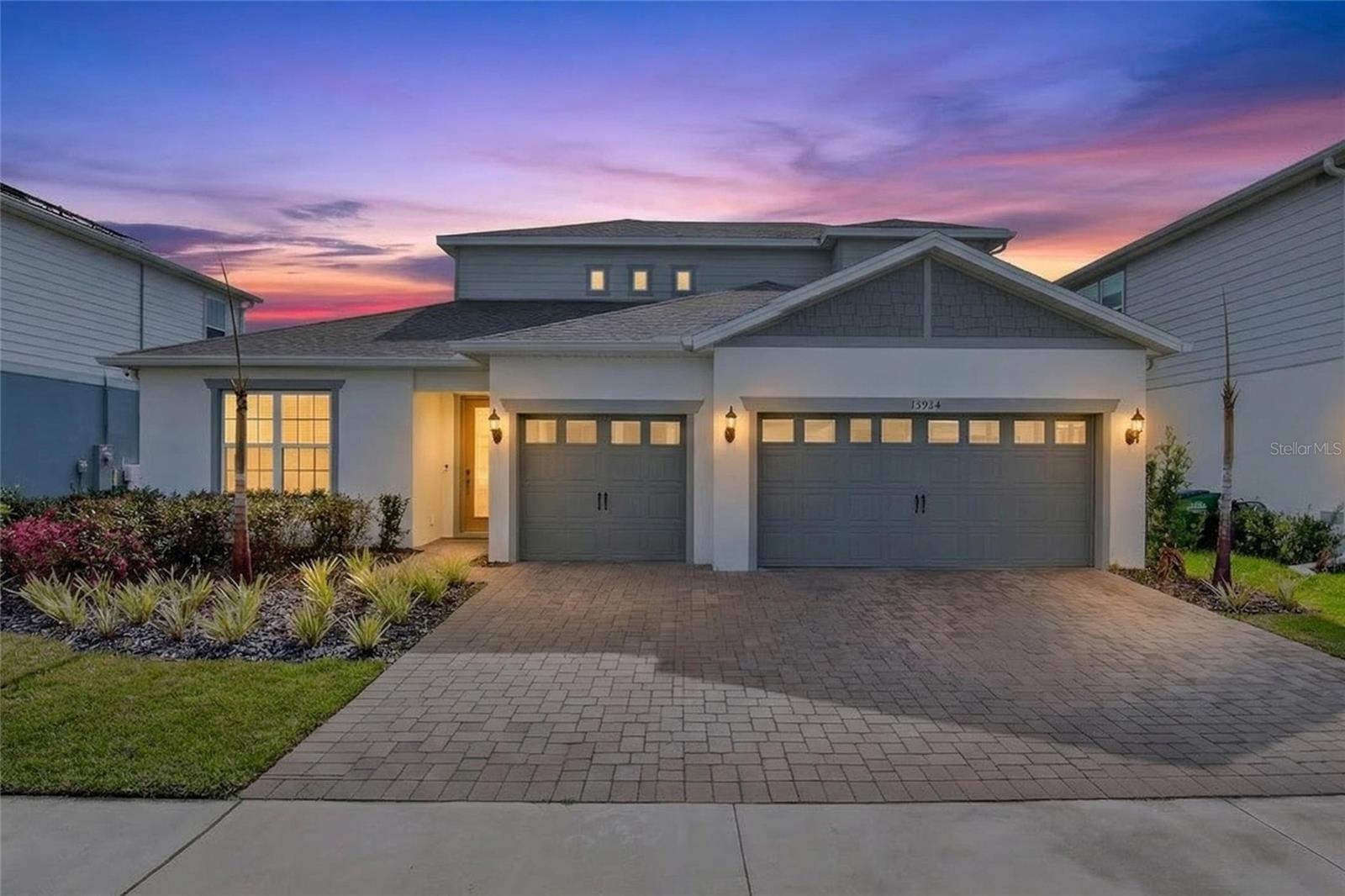 Welcome to Willow Ridge, a gated new community in the charming Town of Montverde, offering elevated homesites with some of the highest views in Central Florida. Enjoy a peaceful, small-town feel just minutes from Mt. Dora, Downtown Winter Garden, Clermont, and Lake Apopka, with convenient access to the Turnpike, top-rated schools, shopping, dining, and entertainment. Residents enjoy premium amenities including a private pool with cabana, fire pit area, natural gas, 1 Gig internet with streaming TV, and no CDD.

This award winning floor plan offers 4 bedrooms, a flex room, 3.5 bathrooms, a 3-car garage, and a private backyard oasis. The open-concept layout seamlessly connects the kitchen, café, and gathering room, highlighted by pocket sliding glass doors that bring in abundant natural light. The chef’s kitchen features KitchenAid stainless steel appliances, natural gas cooktop, quartz countertops, tile backsplash, a whole house water filtration system and soft-close cabinetry.

The first-floor Owner’s Suite provides a private retreat with a spa-like bath, rain like shower, and walk-in closet. Additional downstairs bedrooms are thoughtfully positioned for privacy, while upstairs offers a spacious loft, private bedroom, and full bath—perfect for guests or multigenerational living.

Designer finishes, wood-look tile, smart home features, and upgraded details throughout complete this exceptional home.
Roof (2024) , A/C (2024) and Tankless Water Heater (2024)

Schedule your private showing today.