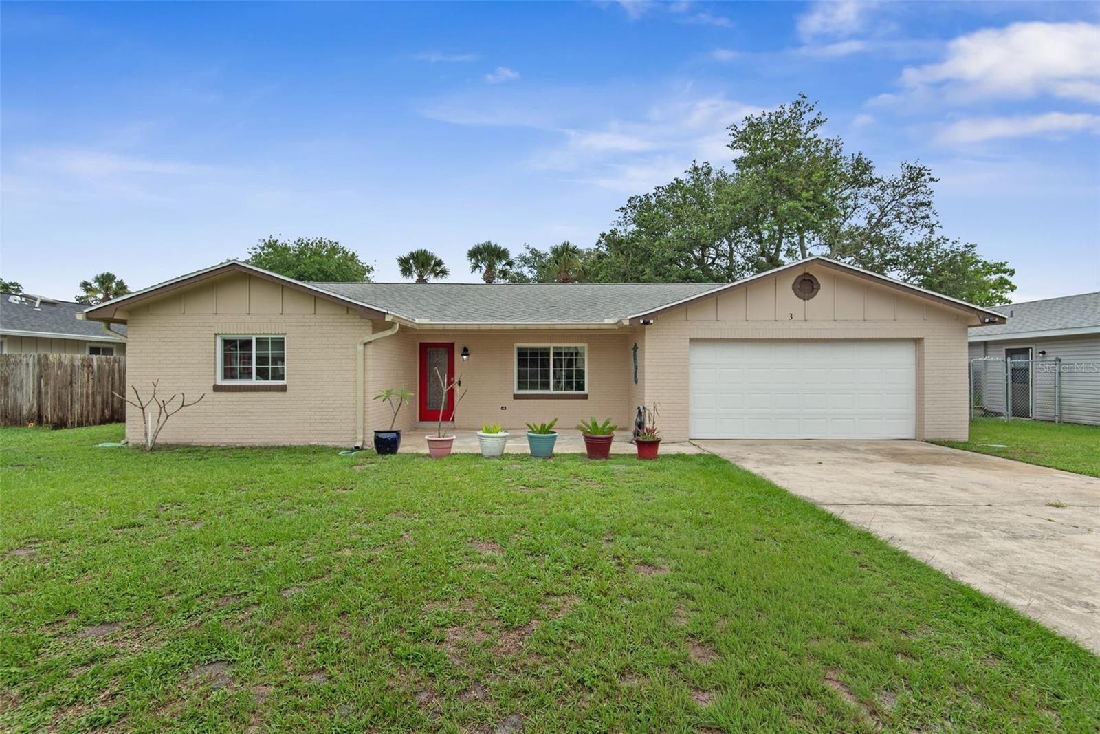 Nestled on a peaceful cul-de-sac in the distinctive Northbrook community, this inviting 3-bedroom, 2-bath home offers comfort, charm, and an exceptional location. Surrounded by mature trees and beautifully maintained properties, the neighborhood provides a serene setting just moments from the river and nearby Tomoka State Park.

Thoughtfully updated, this home features two new hurricane-impact front windows, a fully renovated primary suite, and beautifully remodeled bathrooms. Major system upgrades provide added peace of mind, including a new HVAC system and hot water heater. The kitchen is equipped with new appliances, making this home truly move-in ready.

Inside, you'll find a spacious eat-in kitchen and a bright Florida room featuring tile flooring and elegant French doors, creating the perfect space to relax or entertain. Enjoy the best of the Florida lifestyle with easy access to shopping, parks, highly rated schools, and the area's beautiful beaches.

Conveniently located near the river, the coast, and all that central Ormond Beach has to offer, this well-positioned home combines modern updates with timeless charm and is ready for its next owner to enjoy.