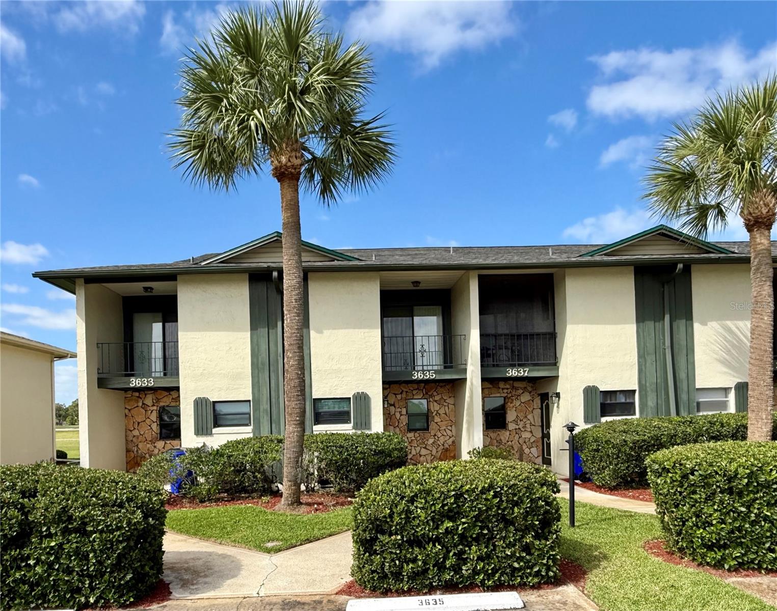 Enjoy resort-style living in this beautifully furnished home overlooking the desirable Sun N Lake Golf Course, offering stunning views and convenient amenities. This condo features 2 bedrooms and 2.5 bathrooms, including dual master suites with generously sized bedrooms, including a walk-in shower and a tub. The interior boasts appealing upgrades throughout, including an upgraded kitchen with stainless steel appliances, granite countertops, and ample storage with a convenient under-stair space. Step outside to enjoy two upper-level balconies or unwind in the screened-in back porch—perfect for taking in the serene surroundings. Greenbriar Villas Condo is a 55+ community with $800 quarterly dues that covers the care of the pool, lawncare, exterior insurance, and exterior maintenance. Ideally located just moments from the clubhouse, community center, pool, and on-site restaurant, this property also offers the convenience of extra parking nearby. Whether you're seeking a full-time residence or a seasonal retreat, this condo combines comfort, style, and an unbeatable location.