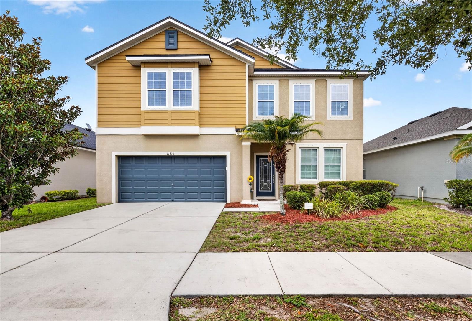 Ideally situated in one of Gibsonton's most convenient locations. This 4-bedroom home offers a functional layout
with one bedroom on the first floor, ideal for guests, a home office, or multi-generational living. The kitchen
opens to a spacious great room and separate dining area, creating an inviting space for everyday living and
entertaining. Upstairs, a versatile loft provides additional living space, while abundant natural light
throughout the home enhances its bright and airy feel. Enjoy peace of mind with a new roof installed in 2025,
hurricane shutters included, and a screened patio enclosure added in 2021, creating the perfect spot to enjoy
Florida's outdoor lifestyle. The tandem garage offers exceptional flexibility for additional parking, storage, a
workshop, home gym, or hobby space.
Location truly shines here. Situated in Flood Zone X, this home is approximately 6 miles from Apollo Beach, just
over 1 mile from Gardenville Beach, and less than 3 miles from a marina and public boat ramp. Shopping, dining,
movie theaters, and I-75 are all within 3 miles, providing convenient access to both everyday necessities and
entertainment.
Whether you're commuting to Tampa or spending weekends exploring the area's beaches, parks, restaurants, and
waterfront activities, this location offers convenient access to the best of the Florida lifestyle.