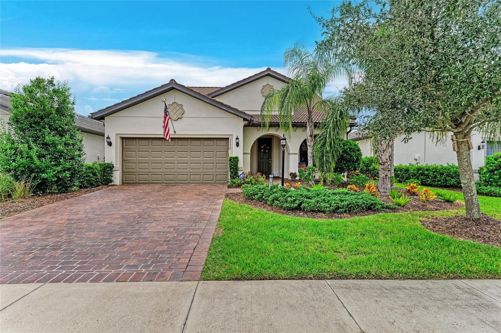 Discover the perfect blend of comfort, style, and community in this expansive home nestled in Del Webb of Lakewood Ranch, a premier 55+ community. This 2,867 sq ft residence is ideal for those looking for ample space for all. The home offers a rare opportunity to own a large, pool-free property with modern upgrades, making it a truly remarkable find.
The luxury vinyl flooring is both durable and stylish, extending throughout the first floor and providing a seamless, elegant look. Freshly painted interiors offer a versatile backdrop for any decor, ensuring that your personal style shines through. The updated kitchen is a chef's dream, featuring granite countertops, soft-close cabinetry, and an expansive island with pendant lighting. A generously sized pantry adds to the kitchen's appeal, making it a functional and beautiful space for culinary enthusiasts.
Security and peace of mind are prioritized with hurricane impact windows installed upstairs, complemented by accordion-style shutters downstairs. The spacious living areas include a versatile den and a large second-floor loft, perfect for hosting guests or creating a dedicated hobby space. The owner's suite is a true retreat, boasting a tray ceiling and a spa-like bath complete with a garden tub and a frameless glass shower.
Outdoor living is equally inviting with a fenced backyard and a screened-in lanai that overlooks a serene wooded preserve, offering a tranquil space to unwind and enjoy nature.
Living in Del Webb of Lakewood Ranch means becoming part of a vibrant and welcoming community. The 28,000-square-foot clubhouse serves as a hub of activity, featuring a resort-style pool and fitness center to help you stay active and refreshed. Sports enthusiasts will appreciate the tennis and pickleball courts, while those with creative pursuits can explore the art studio and billiards room.
Convenience and privacy are at the forefront, with ground maintenance included, allowing you more time to enjoy the many amenities and activities available. Located in the heart of one of Florida's most desirable 55+ communities, this home offers an exceptional lifestyle and a chance to experience the best of Lakewood Ranch living.
Don’t miss this opportunity to own a beautifully upgraded home in Del Webb of Lakewood Ranch, where comfort and community come together seamlessly.