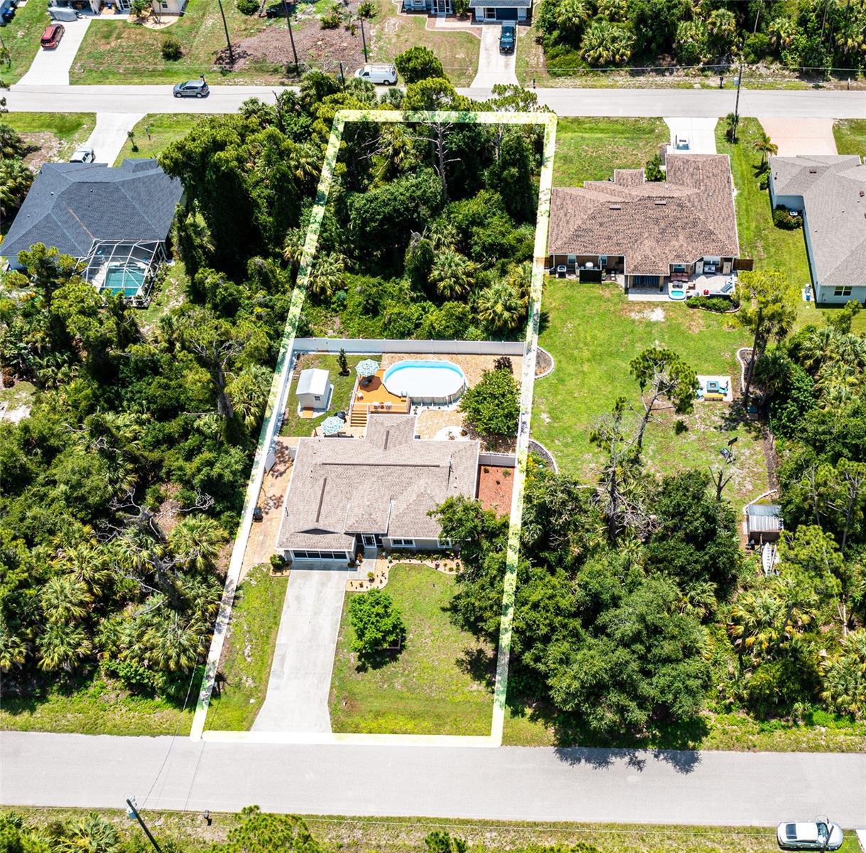 **Double the Land. Double the Opportunity.** Newer Roof, New Well, Newer A/C, Updated Kitchen, Perfectly Maintained and Priced for Quick Sale. **

Discover an exceptional North Port property where freedom, privacy, and endless possibilities come together. This well-maintained home is being sold **WITH THE VACANT LOT ATTACHED  INCLUDED**, creating a truly rare opportunity to own two parcels for one incredible price.

**Imagine enjoying the peace of knowing no one can build directly behind you, or use the additional lot to expand your outdoor living space, build a detached garage or workshop, create the ultimate garden, or simply hold it as a valuable investment for the future.

**Designed for those who appreciate space and flexibility, this property offers **NO HOA**, giving you the freedom to truly enjoy your home. Bring your **RV, boat, trailer, or recreational toys**—there are no HOA restrictions to limit your lifestyle.

The home has been thoughtfully maintained with important updates already completed, including a **perfectly maintained septic system**, providing peace of mind for years to come. **Step outside to your private backyard retreat featuring an **above-ground pool**, perfect for cooling off on warm Florida afternoons, entertaining family and friends, or simply relaxing under the sun.

**Conveniently located near shopping, restaurants, golf courses, parks, schools, and I-75, this property combines everyday convenience with the privacy and space that's becoming increasingly difficult to find in Southwest Florida.

**Whether you're looking for your forever home, a seasonal retreat, or an investment with future potential, this one-of-a-kind property offers something truly special. Opportunities like this—where a home and the adjoining lot are included together—are exceptionally rare.

**More land. More privacy. More possibilities. Welcome home.**