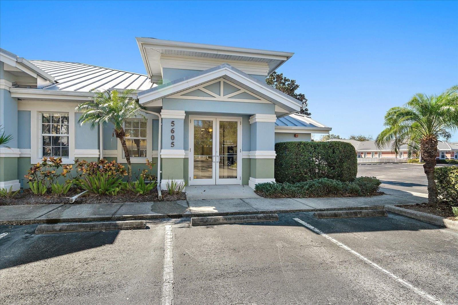 Positioned within Sawyer Oaks Plaza, this 1,460 SF end-unit office condominium features a storefront entrance into a waiting room with a reception office, 4 private offices, a large conference room with a peaceful view of the pond and fountain, 3 open workspaces, private restroom, and a kitchen/break room. This property presents a stabilized investment opportunity in one of Sarasota’s established office corridors. The unit is well maintained and professionally occupied, offering immediate in-place income with minimal management.

As an end unit, the suite benefits from enhanced natural light and additional privacy—features that support tenant retention and long-term leasing stability. Sawyer Oaks Plaza is a professionally maintained office community with plenty of parking for staff and clients, and convenient access to Bee Ridge Road, Clark Road (SR 72), and I-75, serving a broad client base across central Sarasota.

Sawyer Oaks Plaza in Sarasota, Florida is positioned just off Sawyer Road and Clark Road (SR 72). This central Sarasota location offers convenient east–west connectivity via Clark Road, with direct access to I-75 approximately 10 minutes to the east and US-41/Tamiami Trail to the west.

Sawyer Oaks Plaza is situated in a well-established commercial corridor surrounded by professional offices, medical practices, light industrial users, and neighborhood service businesses. The area benefits from strong residential density in the surrounding communities, including established neighborhoods and newer developments throughout the Bee Ridge and Clark Road submarkets.

The property’s central position provides efficient access to Downtown Sarasota, Siesta Key, Palmer Ranch, and Lakewood Ranch, making it well positioned to serve clients throughout the greater Sarasota market. The location offers convenient proximity to retail centers, restaurants, and daily service amenities along Clark Road, while maintaining a professional office setting removed from heavy highway congestion.