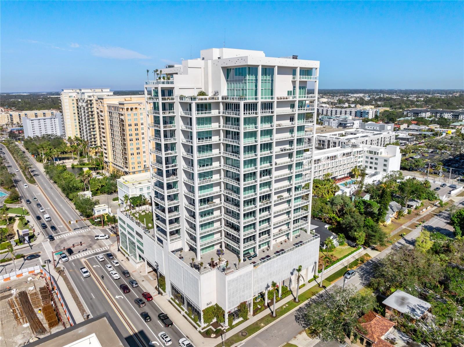 Stunning 7th Floor Condo at The BLVD in Downtown Sarasota Welcome to luxurious living in the heart of downtown Sarasota at The BLVD. This impeccably maintained 3-bedroom, 3.5-bathroom residence offers an unparalleled combination of sophistication, style, and breathtaking views. Located on the 7th floor, this exceptional condo provides uninterrupted Northwest-facing vistas of The Bay Park and Sarasota Bay, making it the ideal space to enjoy nature’s beauty and stunning sunsets. As you step off the elevator directly into your private residence, you are greeted by an elegant foyer with custom wall treatments that set the tone for the entire home. The open-concept design effortlessly blends the kitchen, living area, and cozy sitting room, which is perfectly positioned to take in the gorgeous views. The gourmet kitchen is a chef’s dream, featuring high-end finishes, custom cabinetry, and top-of-the-line appliances. It opens seamlessly into the living area, which boasts plenty of space for relaxation and entertaining. For additional comfort, the adjacent sitting room provides a perfect spot to unwind while enjoying the ever-changing views. The primary suite is nothing short of a sanctuary, featuring an expansive walk-in closet and a spa-like bathroom with dueling full baths. Whether you’re looking to relax in the deep soaking tub or freshen up in the spacious shower, this suite offers both luxury and convenience. Step outside onto the large private balcony, where you can sip your morning coffee or take in the vibrant sunset views. The perfect spot for relaxation or for watching the boats as they glide across the bay, this space is sure to become a favorite retreat. Building amenities are second to none, with a dog wash station, state-of-the-art gym, and community room featuring a wet bar and billiards table. For the wine connoisseur, there’s private wine storage with a tasting room, while those seeking a little friendly competition can enjoy the indoor golf simulator. The rooftop pool, complete with a grilling area, provides the ideal setting for entertaining guests or enjoying a quiet dinner with sweeping views of Sarasota. This is truly a rare opportunity to live in one of the most sought-after buildings in downtown Sarasota, where every detail has been thoughtfully designed for both comfort and elegance. Don't miss your chance to make this exceptional condo your new home.
