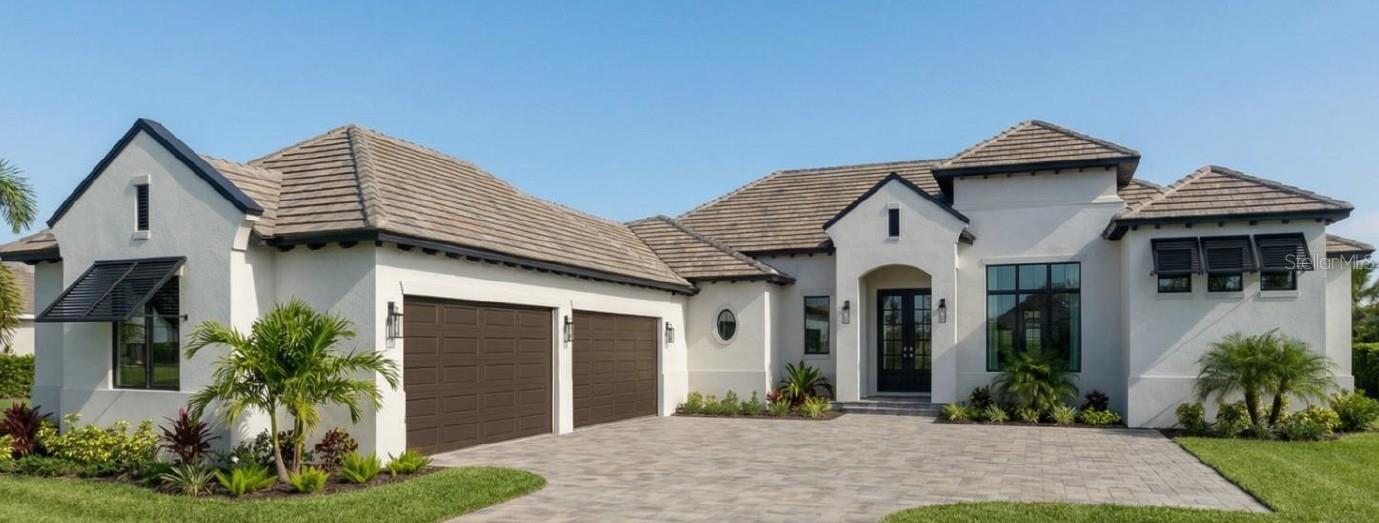 Under Construction. Discover luxury custom living in Bella Collina with Davila Homes’ stunning **Savannah II**, now under construction on oversized **Lot 52E spanning 1.21 acres**. This thoughtfully designed single-story estate offers an exceptional blend of elegance, comfort, and seamless indoor-outdoor living.

Designed for both everyday comfort and elevated entertaining, this residence features a spacious open-concept floorplan with designer-selected finishes throughout, including wide-plank European oak flooring in the bedrooms, oversized tile in the main living areas, custom cabinetry, quartz countertops, premium Fisher & Paykel appliances, and striking architectural ceiling details with beams and tray accents. The gourmet kitchen is anchored by a dramatic waterfall island, designer gold fixtures, and thoughtfully curated wine and dry bar spaces.

The private **attached casita** offers exceptional flexibility for guests, multigenerational living, or a secluded retreat. The luxurious primary suite serves as a private sanctuary with a spa-inspired bath featuring a freestanding soaking tub, oversized walk-in shower, and custom cabinetry.

Positioned on a generous **1.21-acre homesite** with a **northwest-facing frontage**, the home captures beautiful afternoon light across its striking architectural elevation, creating standout curb appeal. Outdoor living is equally impressive with a covered lanai, fireplace, **custom pool**, and fully equipped summer kitchen—creating a true private resort experience ideal for year-round Florida living. A **4-car garage** provides ample space for vehicles, golf carts, and storage.

Experience the unmatched lifestyle of **Bella Collina**, featuring a Nick Faldo-designed championship golf course, luxury clubhouse, full-service spa, fitness center, tennis, pickleball, dining, and vibrant year-round social events. **Developer will defer the $40,000 Sports Membership Deposit at closing.**