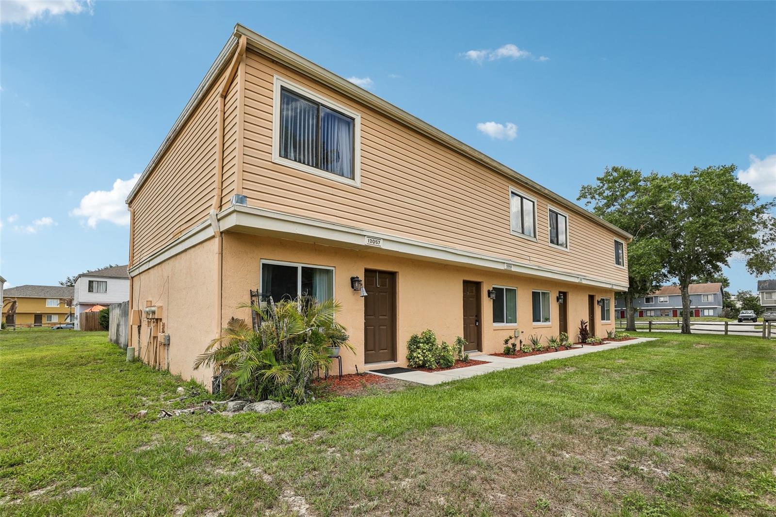 Great opportunity to acquire a portfolio of four well-maintained adjacent townhomes in the Cambridge Circle community near UCF.
All four townhomes are being sold together as a portfolio and include units 12057, 12059, 12061, and 12063. The portfolio consists of four townhomes totaling 3,904 SF with 8 bedrooms, 8 full bathrooms, and 4 half bathrooms, situated on 0.30 acres.  Each two-story townhome offers a 976 SF functional floor plan with 2 beds and 2.5 baths, and a private fenced backyard.

Roof replaced in 2017. HVAC systems were replaced in 2015 (Unit 12057), 2025 (Unit 12059 and Unit 12061), and 2022 (Unit 12063). 

All units feature tile flooring on the first floor. Units 12057 and 12063 have carpet on the second floor, while Units 12059 and 12061 feature new vinyl plank flooring upstairs. All units feature upgraded first-floor windows and sliding glass doors, while the second-floor double-pane windows are original. All units have been updated with stainless steel stoves and refrigerators. Unit 12061 also features upgraded LED lighting.

HOA dues are $72/month for each townhome and include lawn and other common area maintenance. Tenants in all units are responsible for their own electricity, water, internet, A/C filter replacement, and maintenance of the fenced backyard area. All units are separately metered. 

Unit 12057 is leased at $1500/month on a month-to-month lease.
Unit 12059 is currently vacant for convenient showings.
Unit 12061 is leased at $1600/month on a month-to-month lease.
Unit 12063 is leased at $1640/month.


The portfolio benefits from strong rental demand, being located in the high-demand East Orlando rental market near UCF (1.8 miles, 5 min), Central Florida Research Park (2.2 miles, 6 min), Publix (1.8 miles, 6 min), and Waterford Lakes Town Center (2.5 miles, 9 min), with convenient access to SR-408 and SR-417. Distances and drive times are approximate.

With Unit 12059 currently vacant, buyers have the flexibility to occupy one unit while collecting rental income from the remaining three units. Also, an excellent opportunity for investors seeking stable rental income and long-term appreciation in a high-demand Orlando submarket. Schedule a showing today!