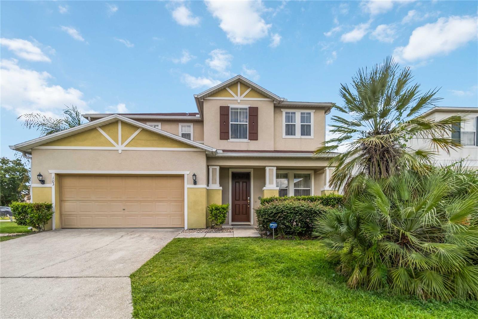 Welcome to this exceptional fully furnished 4-bedroom, 3.5-bath pool home located in the desirable Windwood Bay community of Davenport. Offering 2,672 square feet of thoughtfully designed living space, this spacious two-story residence combines comfort, functionality, and Florida living at its finest. Upon entering, you'll be greeted by separate living and family rooms that flow seamlessly together, creating an open and inviting space perfect for both everyday living and entertaining. The heart of the home is the spacious kitchen, featuring a center island with breakfast bar seating, solid wood cabinetry, ample counter and cabinet space, a pantry, and a dining area conveniently located just off the kitchen. A half bath and oversized laundry room complete the first floor. Upstairs, the expansive primary suite provides a relaxing retreat with a private en-suite bathroom featuring dual vanities, a soaking tub, separate shower, and a walk-in closet. Three additional bedrooms and two full bathrooms offer plenty of flexibility for family and guests. Outside, the large screened lanai surrounds the sparkling in-ground pool, creating the perfect setting for entertaining guests, relaxing in the Florida sunshine, or enjoying peaceful evenings at home. Conveniently located near a variety of restaurants, shopping destinations, golf courses, and major attractions, this home offers exceptional convenience with easy access to I-4. Just minutes from Walt Disney World and within easy reach of downtown Orlando and Orlando International Airport, this property delivers the perfect combination of space, comfort, and location. Whether you're searching for a primary residence, vacation getaway, or investment opportunity, this move-in-ready home is one you won't want to miss. Mortgage savings may be available for buyers of this listing.