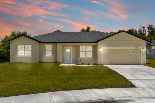 Welcome to this exceptional thought out 4-bedroom, 2.5-bathroom BRAND NEW construction home perfectly positioned on a cul-de-sac lot with no HOA, offering a rare combination of privacy, modern design, and luxury finishes! With NO REAR neighbors and NO SIDE neighbors, you'll enjoy a peaceful setting that provides extra space, tranquility, and seclusion rarely found in today's market. Designed with both style and functionality in mind, this stunning home features a spacious split-bedroom floor plan and an abundance of natural light throughout. As you step inside, you'll immediately appreciate the seamless flow of luxury vinyl plank flooring throughout the entire home, creating a cohesive and low-maintenance living space with no carpet. The chef-inspired kitchen serves as the centerpiece of the home, showcasing beautiful white cabinetry, quartz countertops, a large center island, Samsung stainless steel appliances, a single-basin sink, black hardware, recessed lighting, and ample storage space. The open-concept design flows effortlessly into the living and dining areas, while an oversized sliding glass door fills the home with natural light and creates the perfect indoor-outdoor connection. The spacious primary suite offers a private retreat complete with a beautifully designed bathroom featuring luxurious marble tile, elegant gold fixtures and hardware, and designer-inspired finishes. The additional bedrooms are generously sized and thoughtfully positioned on the opposite side of the home for added privacy. Additional highlights include a huge laundry room, upgraded lighting throughout, designer finishes, and beautifully appointed bathrooms featuring stunning marble tile work and upscale gold accents. Combining the peace of a private cul-de-sac location, the privacy of no rear or side neighbors, and the peace of mind that comes with brand-new construction, this home offers a lifestyle that is difficult to find. Conveniently located near shopping, dining, schools, parks, and major roadways, this move-in-ready property is the perfect place to call home. Schedule your private showing today and experience everything this beautiful new construction home has to offer! Home may be under audio or visual surveillance.