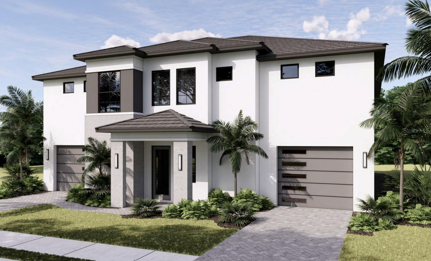 Pre-Construction. To be built. Seller Will Consider All Offers. 
Pre-construction new construction land and home package offered with Yoder Homes as the builder, ideally located for Siesta Key–area waterfront living with direct Sarasota Bay access. This all–concrete block home is thoughtfully designed with high-end luxury finishes, including a Thermador appliance package, designer lighting, solid surface countertops, solid wood cabinetry, engineered hardwood flooring, brick paver lanai, and a PebbleTec–finished pool, creating a refined coastal lifestyle.

The property features full Sarasota Bay access with a newer 235-foot dock already in place, including pilings the seller states are designed to accommodate an approximately 10,000 lb boat. A heated saltwater pool is included, along with an elevator shaft pre-installed for future convenience.

The current plan offers 4 bedrooms and 4.5 bathrooms and is designed to allow for future expansion, all situated on a spacious 1-acre waterfront lot. Estimated completion is 14–16 months from permitting. Buyers may choose from three additional front elevation options to further personalize the home.  Floor plans, renderings, and a detailed features brochure are available. Buyers may select an alternate home design if desired; the listed home is a priced reference option to illustrate build possibilities.