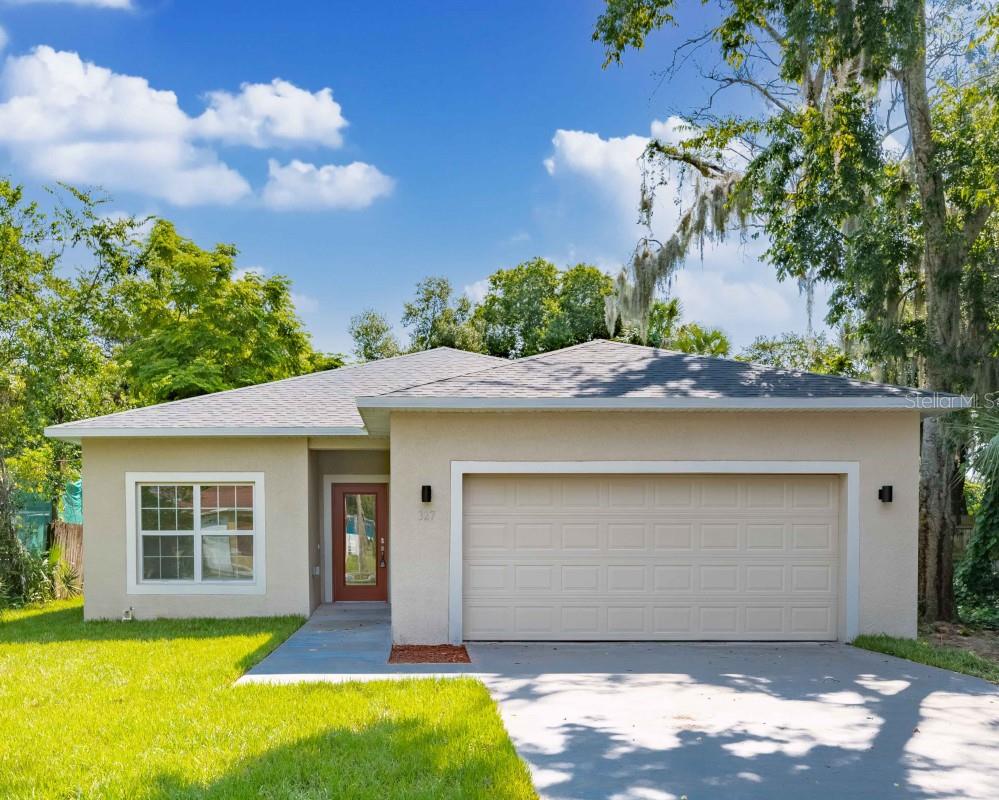 NEW CONSTRUCTION IN HISTORIC WESTSIDE OF NSB! A brand new 3 bedroom 2 bathroom 2 car garage, 1,391 square foot house on an oversized lot with a huge backyard.  All tile floors, granite countertops, designer grey cabinets, stainless steel appliances, tray ceilings, overhead lighting - everything sparkling brand new and ready to move in.  The Historic Westside is an up and coming neighborhood that is in the midst of a transitional renaissance.  Just a couple of miles to the beach and steps to historic Canal street shopping and dining.

Don't miss your chance to own in this neighborhood at this price. ;Water: City