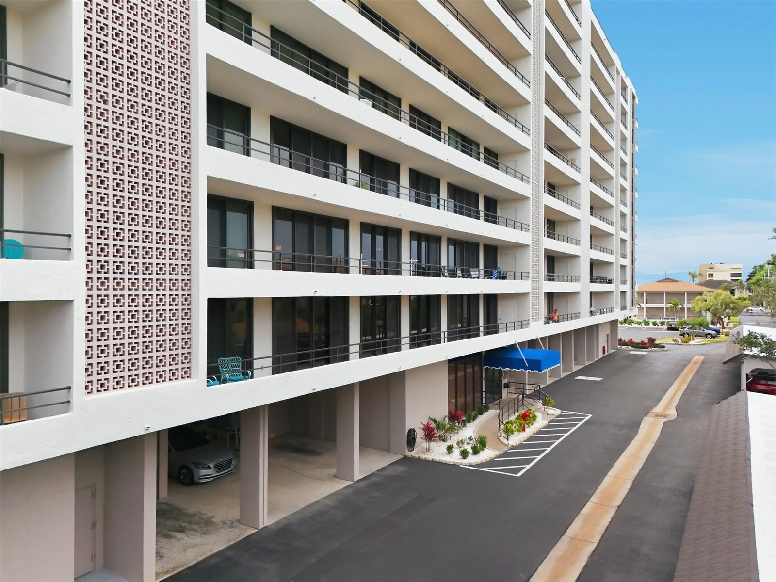 Huge opportunity to own a spacious 2,400 sq ft, 3 bedroom condo on Siesta Key with an aggressive, new price drop! Now being offered at $799,900 - an unbelievable $339.22 per square foot (vs recent SK sales average of $460 per square foot). This is a fabulous family investment with plenty of room to sleep 8 people (Note: a 4th bedroom could easily be added).  This condo has brand new floor-to-ceiling high impact hurricane sliders that run the entire length of the condo and open to a full 95’ lanai for a nice open-air feeling. Allow your family to enjoy your new vacation home, then use the successful in-house rental program to make additional income for yourself. The best of both worlds! Gated-community amenities abound here: both private beach access and intracoastal access with use of free boat slips and kayak racks. One of the largest heated pools on the Key. Brand new pickleball and tennis courts. Tropical landscaping that includes areas for nice seating on the intracoastal, outdoor grilling and picnics, shuffleboard, cornhole, and basketball goal. Fitness center and party/event space.  Wheel-chair accessible property. You can go from car to kitchen with no steps! This condo offers a very desirable split floorplan with the primary bedroom on one end and the other two bedrooms on the opposite end with 2 distinct heating/cooling systems. Also includes 2.5 baths with both a tub and shower option. Generous closets in each room, plus a large owner’s closet, beach closet and unique private, full storage closet in hallway next to condo. Whether you are searching for a spacious family getaway, a peaceful primary residence, and/or a high-performing rental, this rare offering delivers.