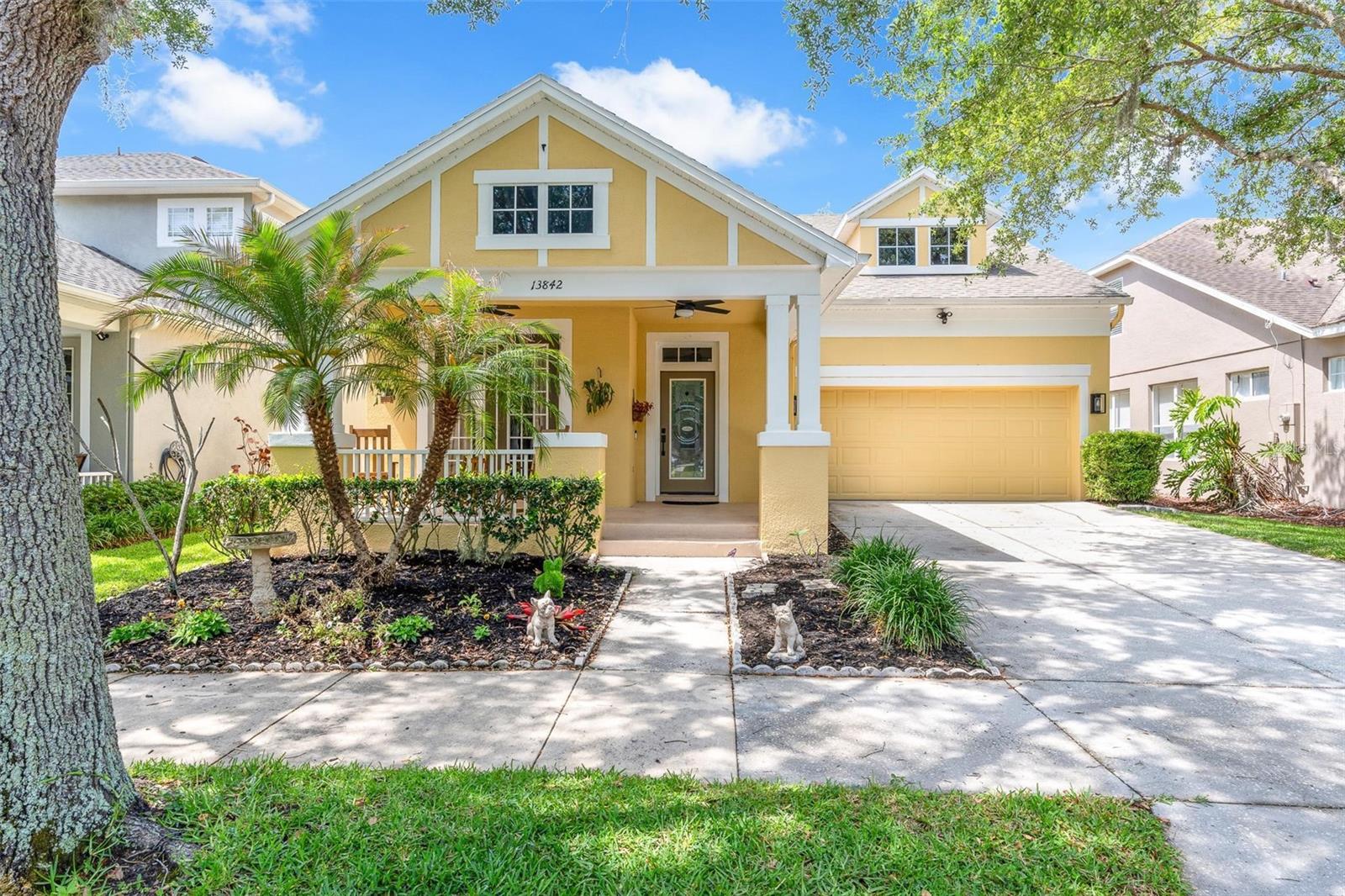 PRICED UNDER APPRAISED VALUE! Nestled behind the gated enclave of Eden Isle in Summerport, this stunning five-bedroom, three-bath residence blends modern updates with generous living space. Newly renovated in 2024, the home showcases luxury vinyl plank flooring throughout, a reimagined kitchen, and fully upgraded downstairs bathrooms. Step inside to soaring ceilings and an abundance of natural light that create an inviting first impression. The entryway opens to a spacious dining room, anchored by an eye-catching chandelier, ideal for hosting gatherings. The dining area transitions effortlessly into the open-concept kitchen, now beautifully updated with granite countertops, a waterfall island, abundant cabinetry, stainless steel appliances, and ample prep space. The expansive living room offers views of the backyard retreat, with direct access to a screened-in patio, private pool, and fully fenced yard, perfect for entertaining or unwinding. Designed with a split-bedroom layout, the home features two primary suites on separate levels. The main-floor primary suite, tucked just off the living area, includes a large walk-in closet and a spa-like bathroom with a rain shower, dual shower heads, floor-to-ceiling tile, double vanities and quartz counters. Two additional bedrooms and a fully renovated guest bath complete with quartz countertops, a new vanity, and a tiled floor-to-ceiling walk-in shower are also located on the first floor. The laundry room sits conveniently off the kitchen with direct garage access. Upstairs, a second primary suite offers a walk-in closet and private bath with dual sinks and a standalone shower, along with another generously sized bedroom just down the hall. Residents of Eden Isle enjoy exclusive amenities including a private boat ramp with access to Lake Speer, a playground, and added privacy. Notable upgrades include: UPGRADES: UPSTAIRS HVAC 2024! WATER HEATER 2023! TESLA CHARGER & BACK UP GATEWAY TO POWERHOUSE 2024! NEW POOL PUMP 2025! NEW POOL SCREENS WITH EXTRA PRIVACY 2024! PREMIUM LVP FLOORING & BASEBOARDS 2024! KITCHEN & DOWNSTAIRS BATHS FULLY RENOVATED 2024! POOL IS HEATED BY SOLAR!  Conveniently located with easy access to major highways, Orlando’s world-renowned theme parks and attractions, downtown Orlando, Windermere, and Winter Garden, as well as Orlando International Airport, plus an abundance of nearby restaurants and shopping options. Don’t miss this opportunity to own a home in one of Central Florida’s most desirable areas, where lifestyle and convenience come together.