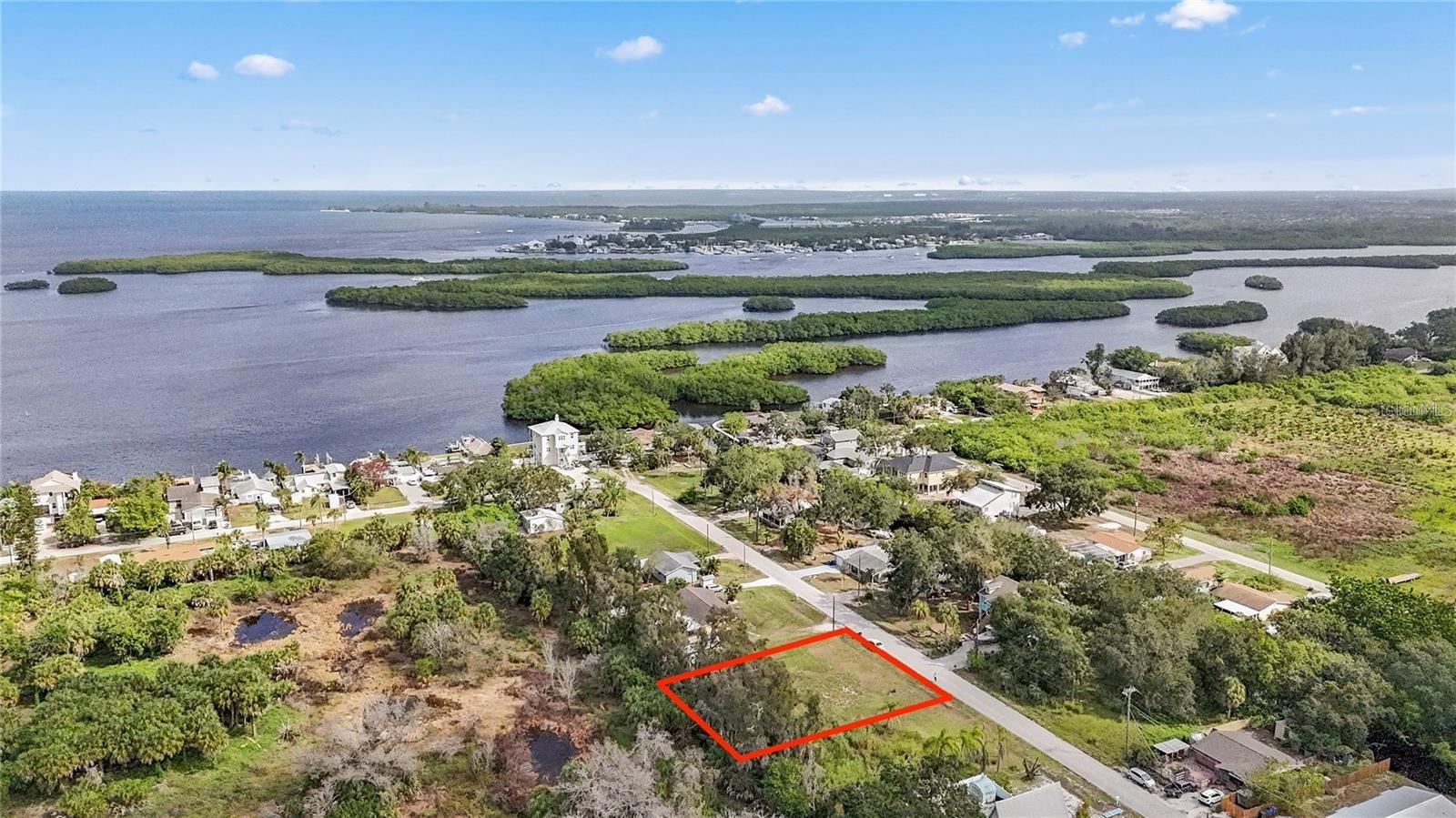 Exceptional vacant land opportunity with NO HOA or CDD fees! This residential lot is zoned RSC (Residential Single-Family Conventional) and offers the flexibility to build your custom home, along with a guest house or accessory dwelling unit (up to 40% lot coverage allowed buyer to verify with county). Mobile homes are not permitted. Located just minutes from Cockroach Bay Nature Preserve, with convenient access to a public boat ramp and parking at the western end of Cockroach Bay Rd, this is an ideal spot for boating and fishing enthusiasts. Enjoy the serenity of the mangrove islands and natural surroundings while still being close to major roadways and local amenities.  Please contact the Hillsborough County Zoning Department to verify building and usage guidelines.
