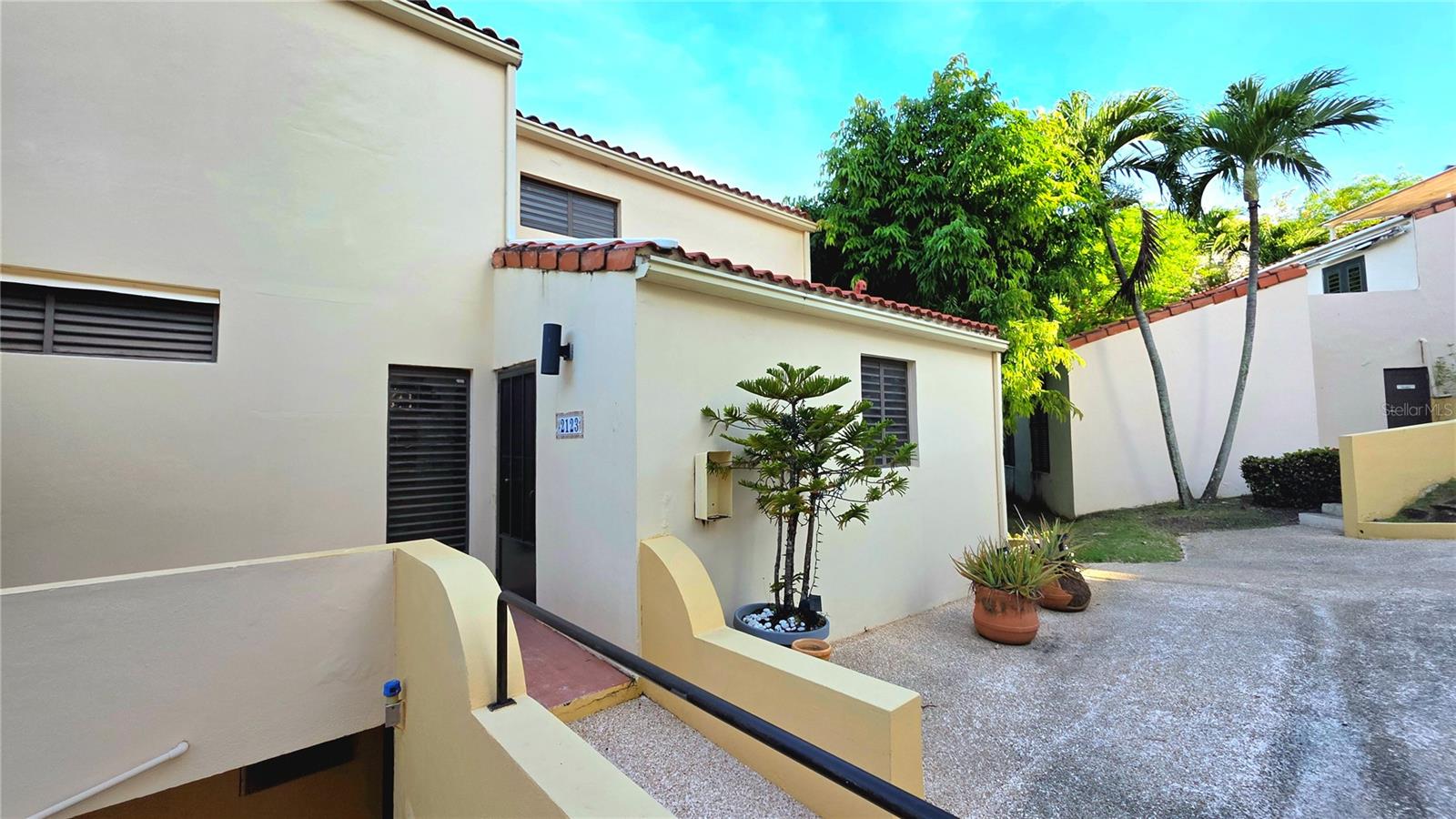 Welcome to this move-in-ready two-story loft condominium nestled within the Montesol community at Palmas del Mar. This residence features 2 bedrooms, 2 bathrooms, and a versatile upper-level loft perfect for a home office or family room, accessed by a spiral staircase with solid hardwood flooring. Natural wood accents throughout lend warmth and an elevated, resort-inspired aesthetic. Interior highlights include: (1) open-concept living and dining area, bright and generously proportioned, (2) individual mini-split A/C units in each bedroom for personalized comfort, and (3) a private balcony overlooking green areas. Full brand-new appliance package included: refrigerator, stove, microwave, dishwasher, washer & dryer. Being in Palmas del Mar means you have access to a pool, beach, golf course, tennis courts, marina, and restaurants - all within the community. It's a gated complex with 24/7 security. 12-month lease required. Good credit score is mandatory.