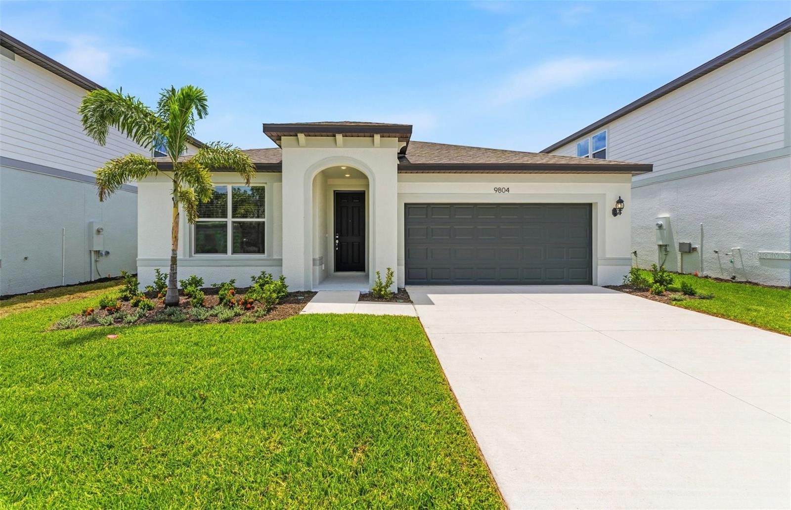 Virtually Staged. Move in Ready Available NOW!!
Pulte is selling in Evergreen! Conveniently located near I-75 and I-4, enjoy an easy commute to Downtown Tampa, Brandon, and Lakeland. This vibrant community features thoughtfully designed landscapes, modern home designs, quality construction, and a family-friendly environment. Discover one of the most highly-sought after suburbs of Tampa Bay, where every home seamlessly blends with Florida's natural beauty.
This home has the upgrades you've been looking for, featuring the perfectly sized Heston floor plan with a single-story, open-concept home design. The designer kitchen showcases an island, stone gray cabinets, quartz countertops with a 3"x6" subway tiled backsplash, a large pantry, Whirlpool stainless steel appliances including a dishwasher, microwave, refrigerator and range, and a large single-bowl sink.
The bathrooms have matching cabinets and quartz countertops and a walk-in shower and dual sinks in the Owner's bath. There is 18”x18” tile flooring in the main living areas, owner’s suite, baths, and laundry room, and stain-resistant carpet in the secondary bedrooms. 
This home also features a convenient laundry room with Whirlpool washer and dryer, covered lanai, and a 2-car garage. 
Additional upgrades include whole house faux wood blinds, and a Smart Home technology package with a video doorbell. 
Enjoy peace of mind with Pulte’s transferable, 10-year Limited Structural Warranty that covers materials and workmanship in the 1st year, workability of plumbing, electrical, HVAC, and other mechanical systems through the 2nd year, various types of water infiltration and internal leaks through the 5th year, and the structural integrity of the home through the 10th year. Plus, we’re currently offering limited-time incentives and below-market rates!