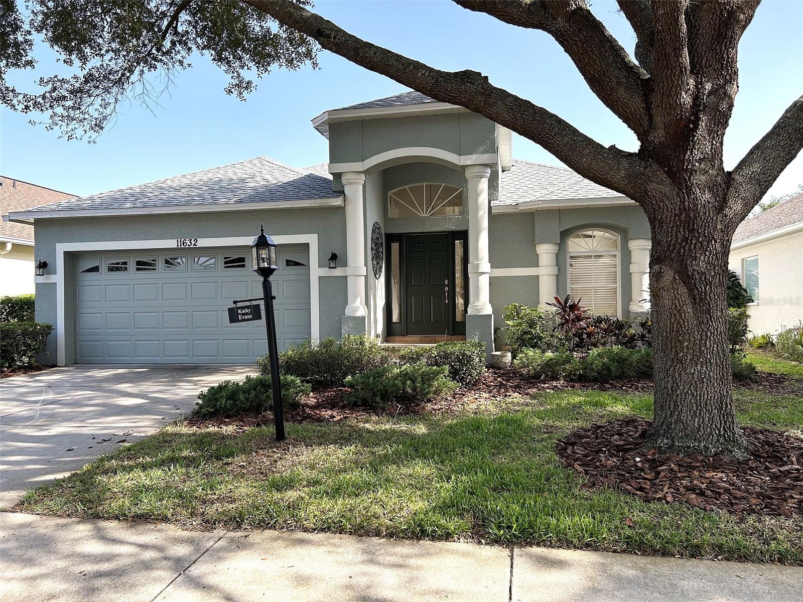 This Aberdeen Model is 2032 square feet of great space.  As you enter the home, you will notice the lightness and brightness in front of you. First, you are met with the Living Room/Dining Room combination with lots of options for furniture placement. Next, you will find the open Kitchen with a separate Island and plenty of room for a table & chairs, or bar stools for a quick bite. The guest bath and bedrooms are just off to your left, providing great privacy from the main suite located at the rear of the home. The Family Room is just past that open Kitchen and provides lots of space for TV viewing or just enjoying company. The main Bedroom is its own haven with a sitting room/den/library, a room-sized walk-in Closet, a bath with dual sinks, walk-in shower, a garden tub, and toilet room. The Lanai has a terrific view of Heritage Pines' private 18-hole golf course. The home received a new roof in 2025, new HVAC System 2023,  and a Hot Water Heater 7/2026. The current owner replaced the Stove, Refrigerator, and Dishwasher recently. The exterior of the home was painted in late 2023. The home also has Lace Ceilings, and the Air Ducts were cleaned in 2026. Heritage Pines offers the best in Dining and Entertainment, Live Theater, a Billiard/Card Room, Olympic-Size Pool & Spa, Har-Tru Lighted Tennis Courts, Pickleball Courts. and more fun than you can imagine.  Come visit, I bet you will join in the fun.