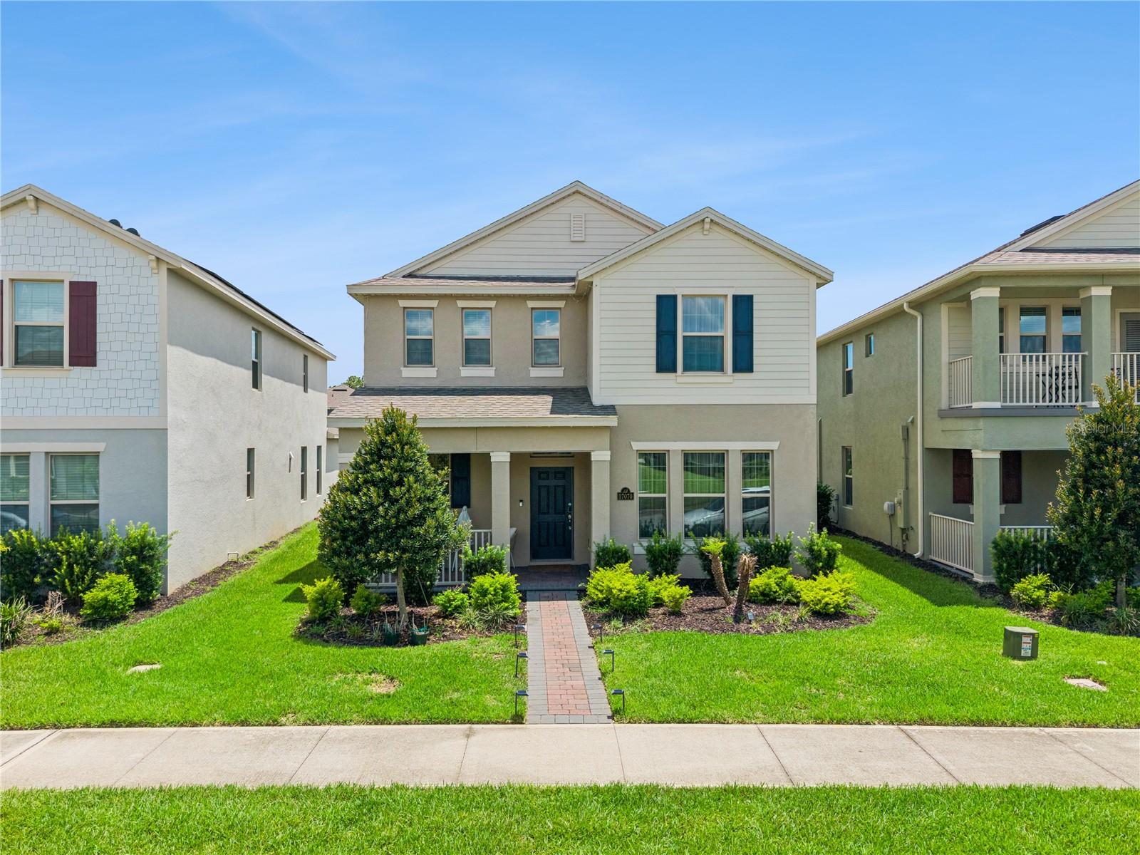 Welcome to this beautiful home located in the desirable Waterleigh community of Winter Garden. This two-story home features 3 bedrooms, 2.5 bathrooms, and an open-concept floor plan designed for comfortable everyday living. The kitchen includes stainless steel appliances, solid surface countertops, and a large center island overlooking the living and dining areas. Upstairs, the spacious primary suite includes a walk-in closet and an en-suite bathroom, while two additional bedrooms and a full bath provide ample space. Enjoy the covered lanai and all that Waterleigh has to provide, including resort-style pools, clubhouses, fitness centers, walking trails, playgrounds, tennis and pickleball courts, beach volleyball, mini golf, dog parks, and more. Conveniently located in Winter Garden with easy access to major roadways, shopping, dining, and area attractions.
