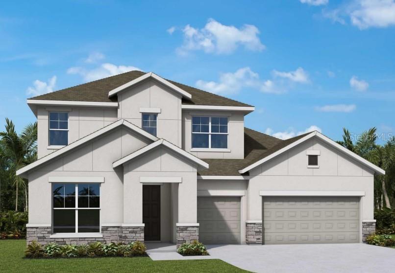 Under Construction. Welcome to The Louetta by David Weekley Homes — an elegant 2-story masterpiece nestled in the sought-after Coasterra community of Palmetto, FL. Offering approximately 3,085 sq ft of thoughtfully designed living space, this stunning home features 4 bedrooms, 3 full baths, and a 3-car garage, delivering the perfect blend of style, space, and functionality.
From the moment you step inside, you'll be captivated by rich laminate flooring that flows seamlessly through the open-concept main living areas. The chef-inspired kitchen is the heart of the home, showcasing upgraded cabinetry, gleaming quartz countertops, and a showstopping oversized island — equally suited for casual breakfasts and festive entertaining. Sweeping sightlines extend from the front door all the way to the lanai and backyard, bathing the family and dining spaces in natural light and creating an effortless indoor-outdoor connection.
Retreat to the Owner's Suite, a true sanctuary featuring a spa-like ensuite bath and a generous walk-in closet. A convenient main-level guest room is perfect for multigenerational living or visiting friends, while two additional upstairs bedrooms, a versatile downstairs study, and an upstairs retreat provide space for everyone to spread out.
Step outside to your private lanai — ideal for Florida evenings and weekend gatherings. Residents of Coasterra will also enjoy access to planned amenity centers, adding resort-style living to this exceptional address.
Located in Palmetto with easy access to the Tampa Bay area, I-75, stunning Gulf Coast beaches, and top dining and shopping — this is Florida living at its finest.