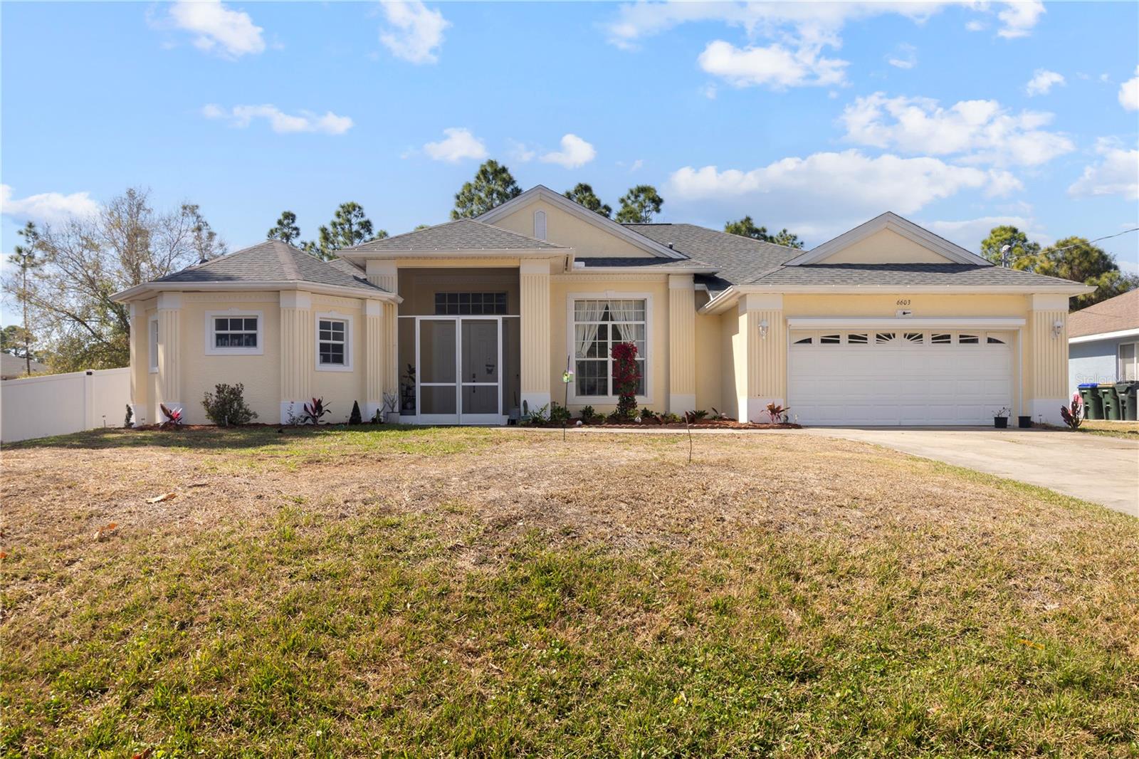 Spacious 3-bedroom, 2.5-bath home with a 2-car garage offering 2,546 square feet of living space, situated on a generous .28-acre lot in a quiet and well-established North Port neighborhood. Built in 2007, this property combines solid construction with recent major updates for added peace of mind.

Recent improvements include a newer roof, newer A/C system, and newer water heater, helping reduce future maintenance concerns. The functional layout provides ample living space, comfortable bedroom sizes, and flexibility for entertaining or working from home.

The oversized lot offers plenty of outdoor space with room to create your ideal backyard retreat. With no HOA, enjoy added freedom and flexibility without additional association fees or restrictions.

Conveniently located near shopping, dining, schools, and area amenities while maintaining a peaceful residential setting. This well-maintained home presents an excellent opportunity for buyers seeking space, updates, and value in North Port.