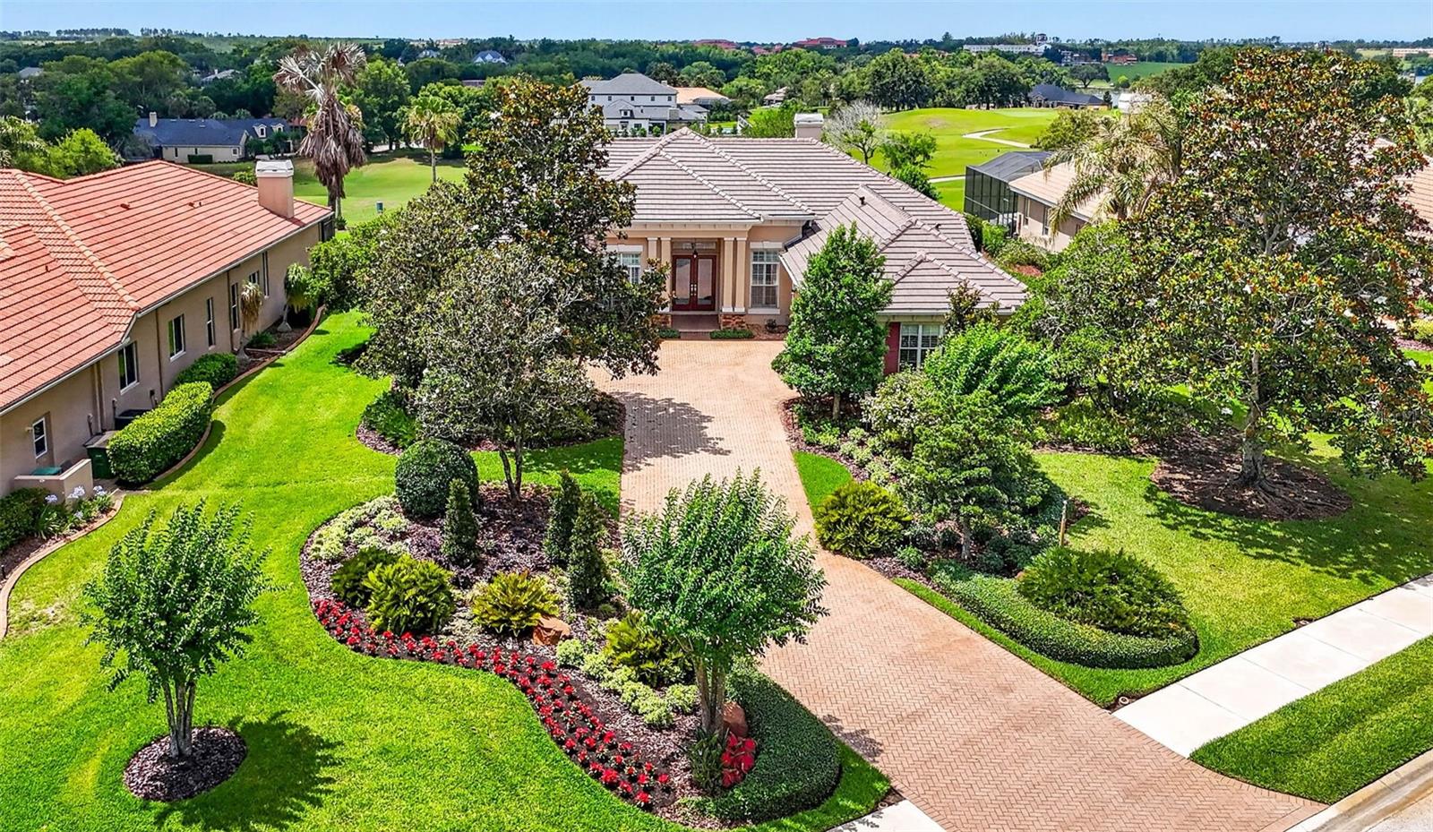 Luxury living in Lake Jovita Golf & Country Club! Welcome to 33838 Americana Ave, where elegance meets resort-style living with breathtaking views of the 17th green & 18th fairway. This exceptional 4-bedroom, 3-bath pool home is perfectly positioned on a spacious lot with professional mature landscaping, offering both privacy and stunning golf course scenery.

Designed for both everyday comfort and effortless entertaining, this home features fresh interior & exterior paint, newly sealed pavers and stonework, and a thoughtfully designed floor plan. The dedicated office with custom built-ins creates the perfect work-from-home space, while the chef’s kitchen features a Kitchen-Aid gas cooktop, double oven, & raised dishwasher. Beside the Refrigerator is an oversized wine cooler & pantry. Throughout the kitchen is abundant prep, eat-in, and entertaining space. Expansive sliding doors open seamlessly to the outdoor living area, creating the ultimate indoor-outdoor lifestyle.

The spacious primary suite is a true retreat featuring a dedicated makeup vanity area, spa-like ensuite bath with a jetted soaking tub, walk-in shower, and abundant storage. Each guest bedroom and bathrooms are thoughtfully appointed with large closets & plenty of space ensuring comfort for guests or family members. The secondary bathrooms also feature plenty of space & storage. There is one secondary bathroom adjacent to one of the exterior pool doors for convenience during entertaining. 

Step outside to your private backyard oasis featuring a sparkling pool, built-in outdoor kitchen, and incredible privacy. With .68 acres of land and views of the 16th fairway— this home is perfect for relaxing evenings or hosting unforgettable gatherings. The garage has been recently resealed and offers additional storage, also the tile roof was redone in 2024, offering added peace of mind.

Located within the gated community of Lake Jovita Golf & Country Club, this beautifully landscaped gated community is known for its mature tree-lined streets and resort-style atmosphere. Residents enjoy access to two championship golf courses, elegant clubhouse dining, a community lap pool, fitness center, walking trails, dog park, and playground. Membership options include golf, social, and food & beverage packages, allowing residents to tailor the lifestyle to their needs.

Conveniently located just minutes from I-75, this home offers easy access to the premier shopping, dining, and entertainment of Wesley Chapel, while still providing the privacy and tranquility of upscale golf course living.


Experience luxury, comfort, and resort-style living all in one exceptional home.